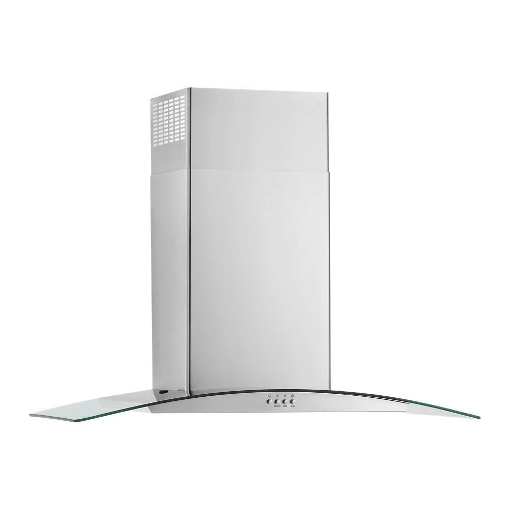 Whirlpool WVW51UC6LS 36" Curved Glass Wall Mount Range Hood - Image 2
