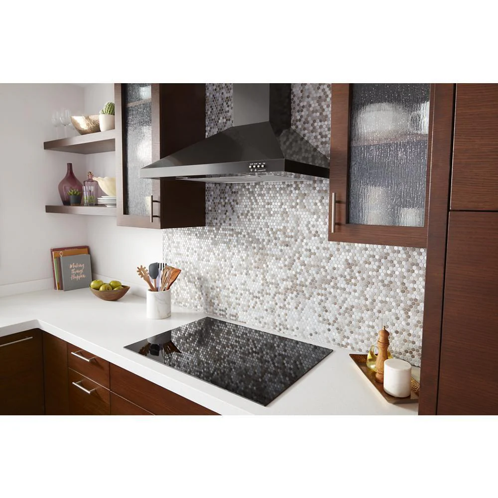 Whirlpool WVW53UC0HV 30" Contemporary Black Stainless Wall Mount Range Hood - Image 7