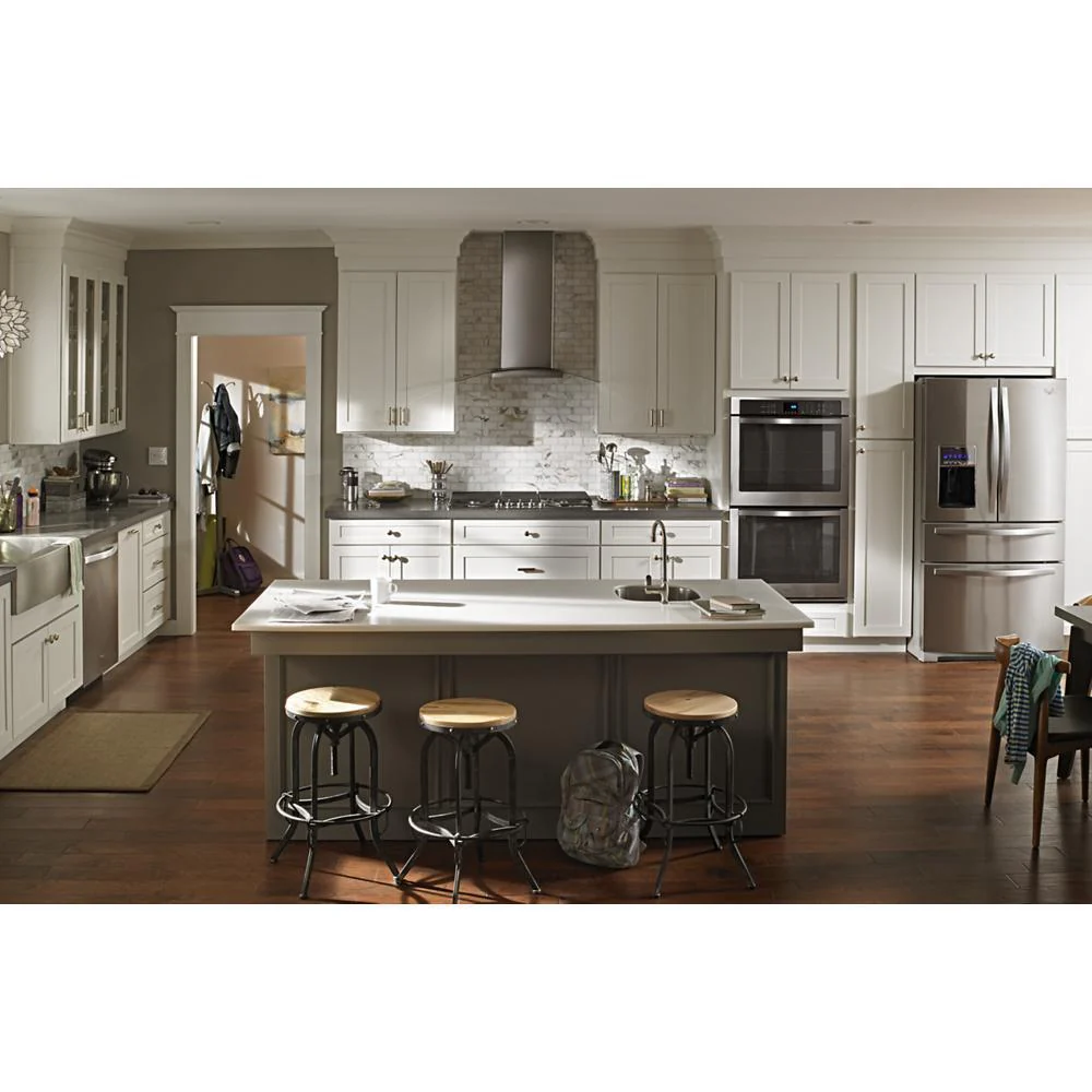Whirlpool WVW75UC6DS 36" Modern Glass Wall Mount Range Hood - Image 12