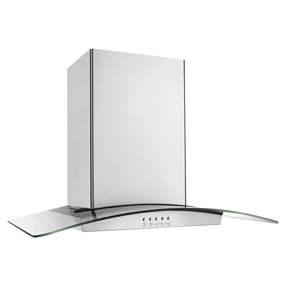 Whirlpool WVW75UC6DS 36" Modern Glass Wall Mount Range Hood - Image 4