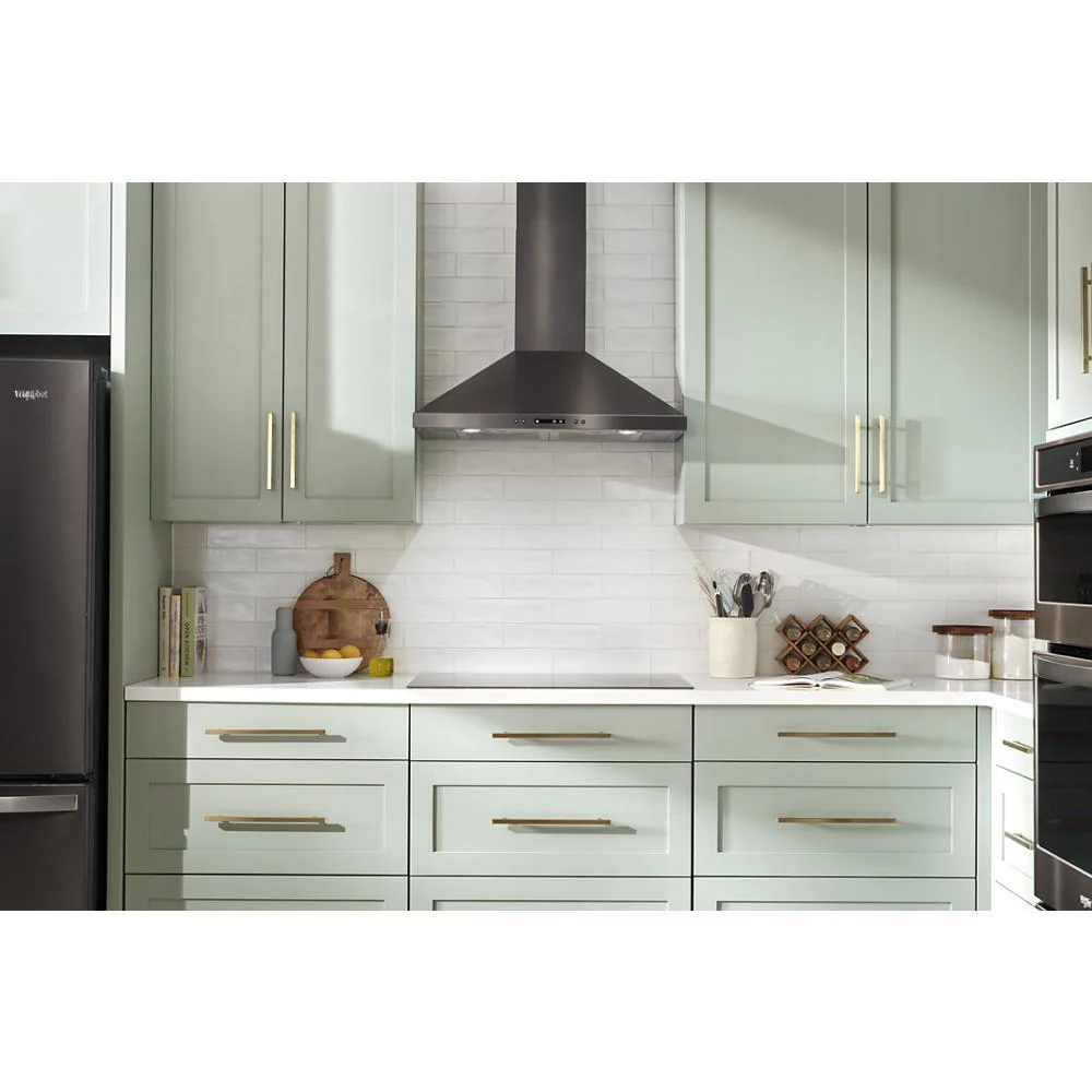 Whirlpool WVW93UC0LS 30" Chimney Wall Mount Range Hood with Dishwasher-Safe Grease Filters - Image 9