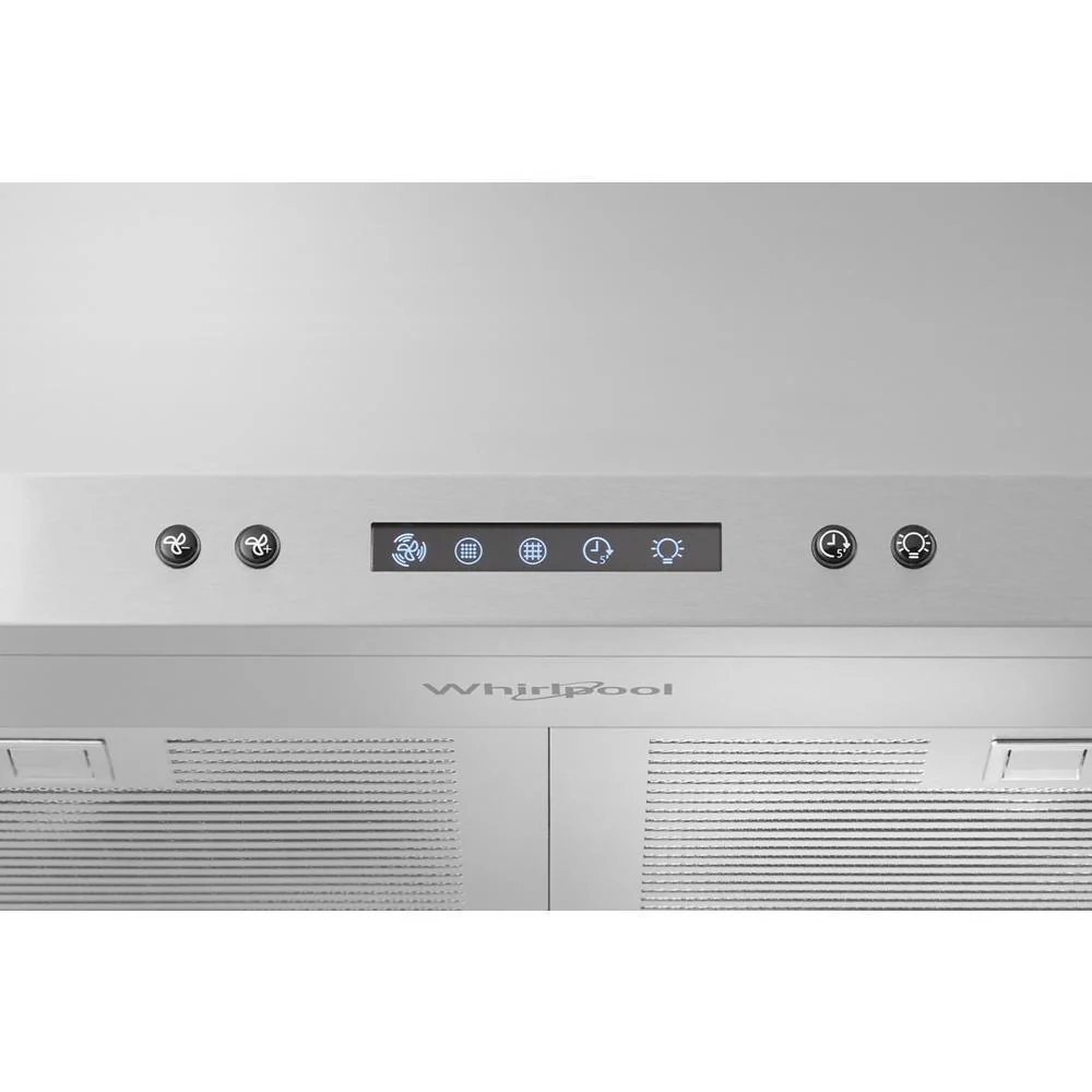 Whirlpool WVW93UC0LZ 30" Chimney Wall Mount Range Hood with Dishwasher-Safe Grease Filters - Image 7