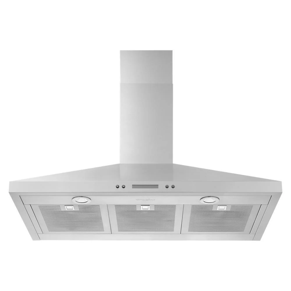 Whirlpool WVW93UC6LS 36" Chimney Wall Mount Range Hood with Dishwasher-Safe Grease Filters - Image 4