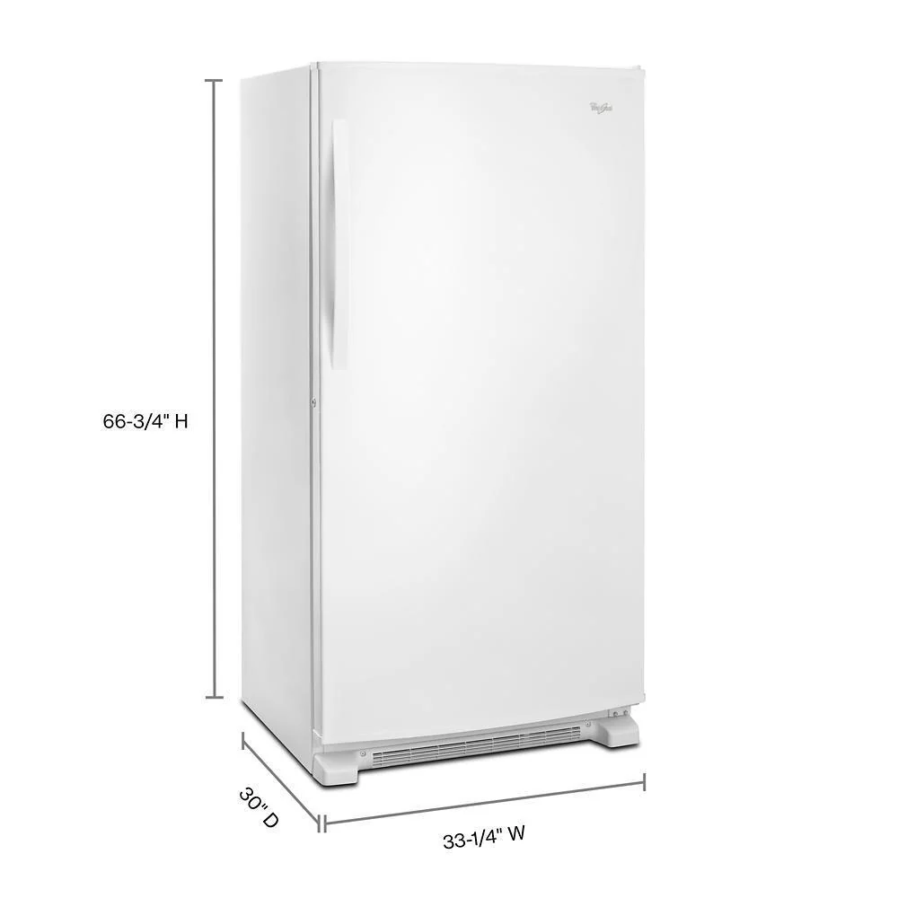 Whirlpool WZF79R20DW 20 cu. ft. Upright Freezer with Temperature Alarm - Image 3