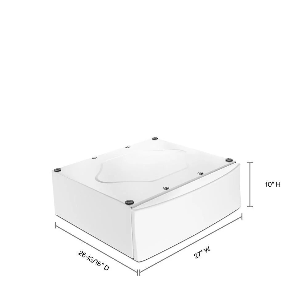 Whirlpool XHP1000XW 10" Pedestal for Front Load Washer and Dryer - Image 4