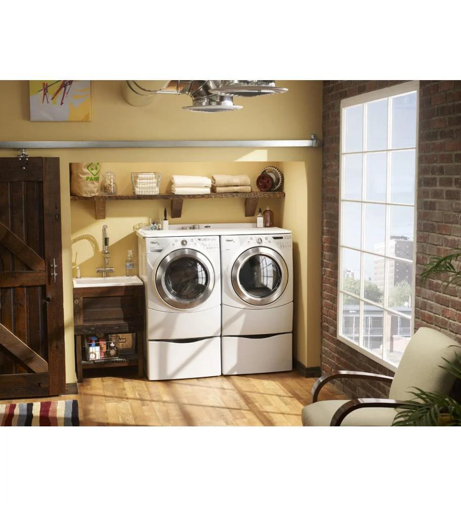 Whirlpool 15.5" Laundry Pedestal with Storage Drawer - Image 31