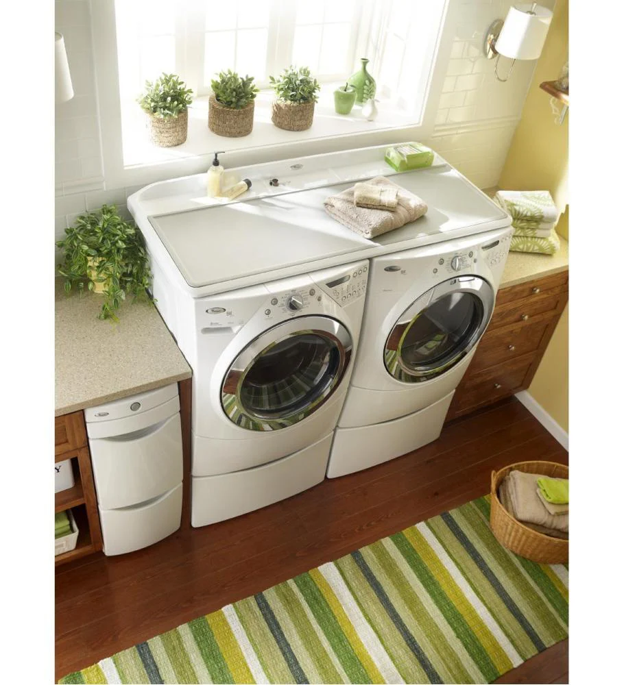 Whirlpool 15.5" Laundry Pedestal with Storage Drawer - Image 4
