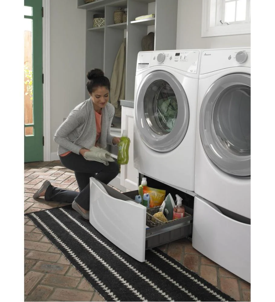 Whirlpool 15.5" Laundry Pedestal with Storage Drawer - Image 47