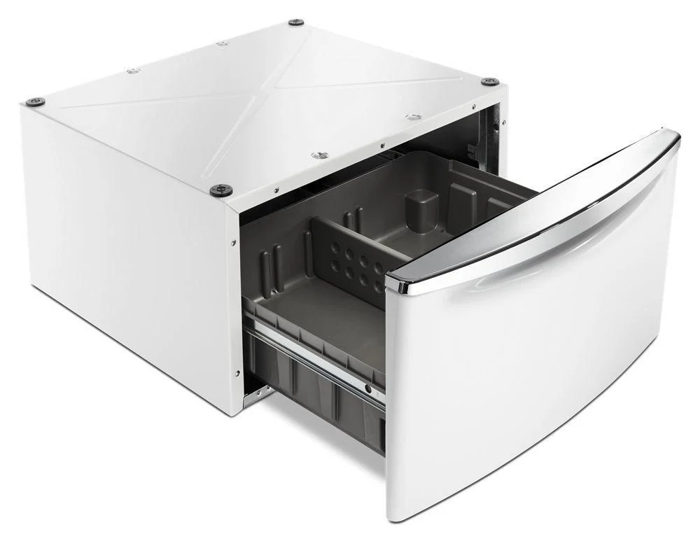 Whirlpool XHPC155XW 15.5" Pedestal for Front Load Washer and Dryer with Storage - Image 3