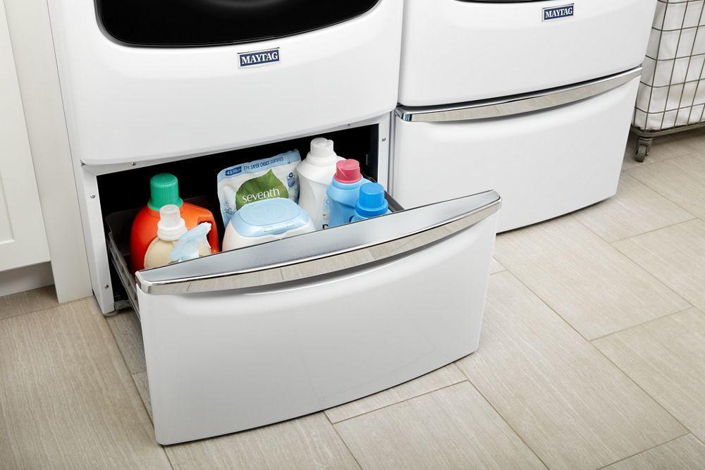Whirlpool XHPC155XW 15.5" Pedestal for Front Load Washer and Dryer with Storage - Image 6