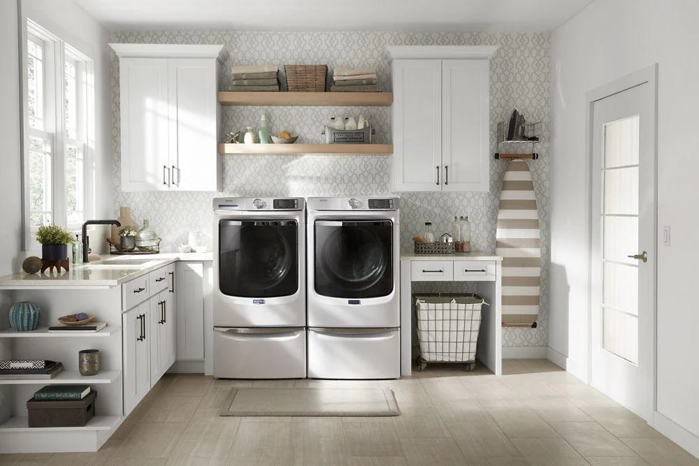 Whirlpool XHPC155XW 15.5" Pedestal for Front Load Washer and Dryer with Storage - Image 7