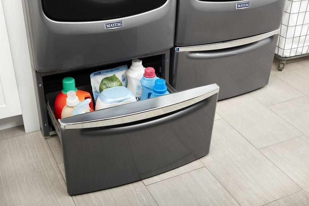 Whirlpool XHPC155YC 15.5" Pedestal for Front Load Washer and Dryer with Storage - Image 6