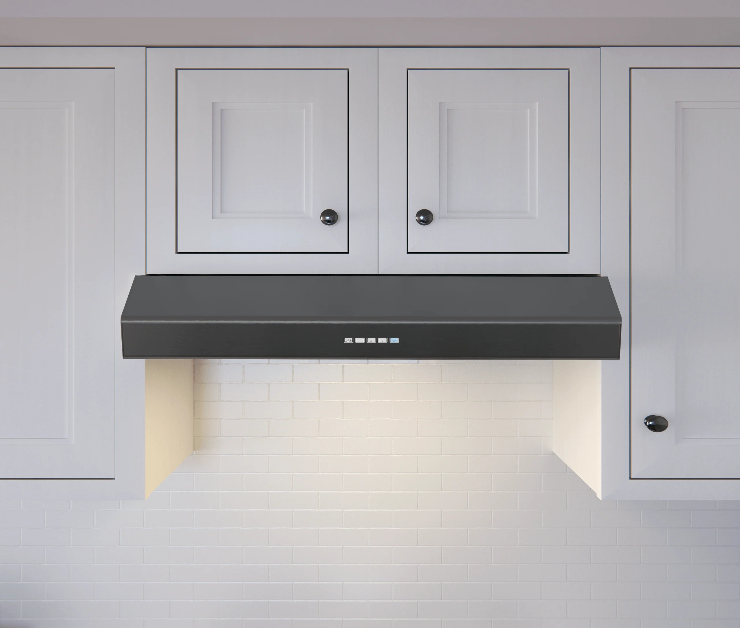 Zephyr AK1200CBS Breeze II, Under Cabinet, 30", Black SS, LED - Image 4
