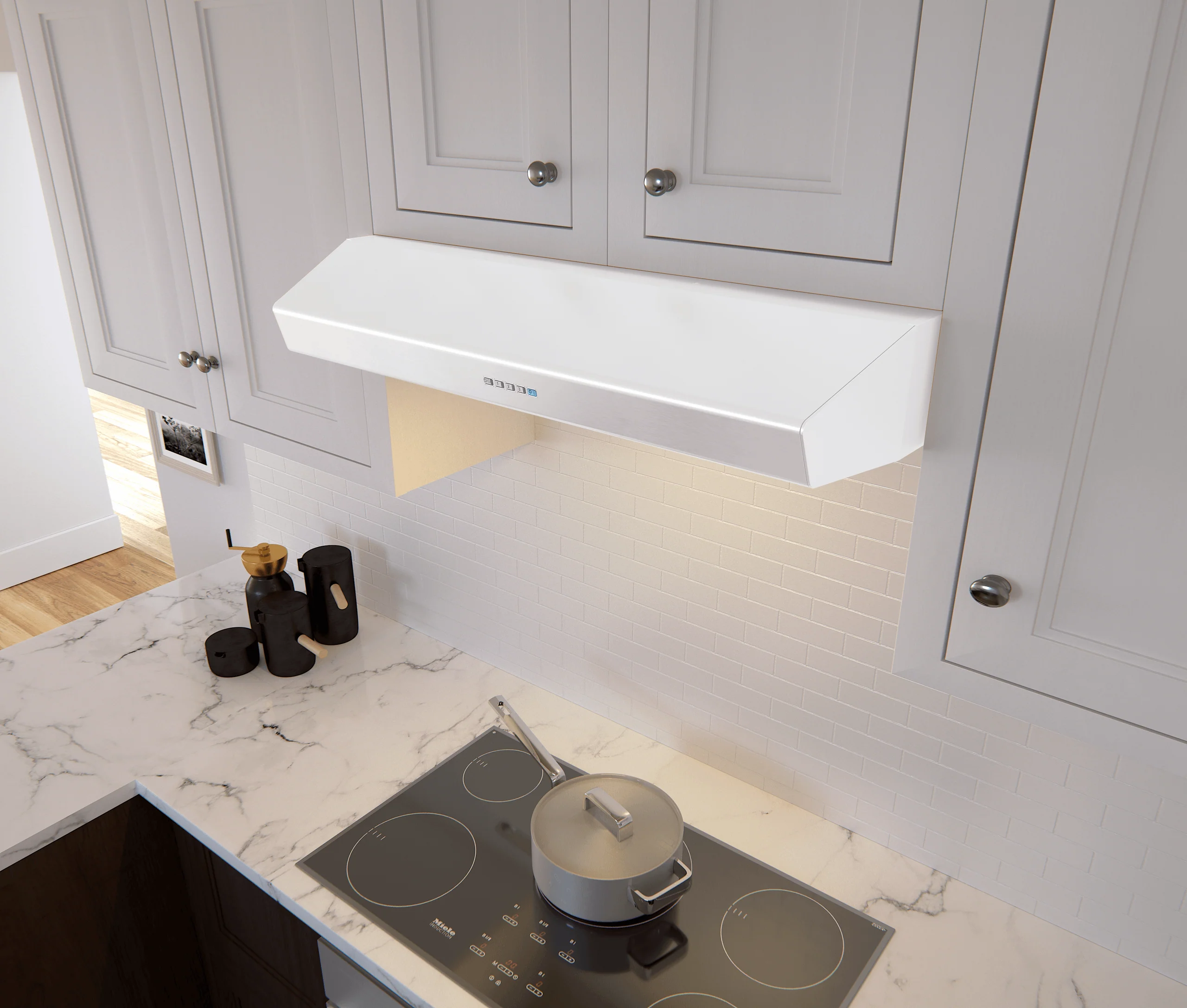 Zephyr AK1236CW Breeze II, Under Cabinet, 36", White, LED - Image 6