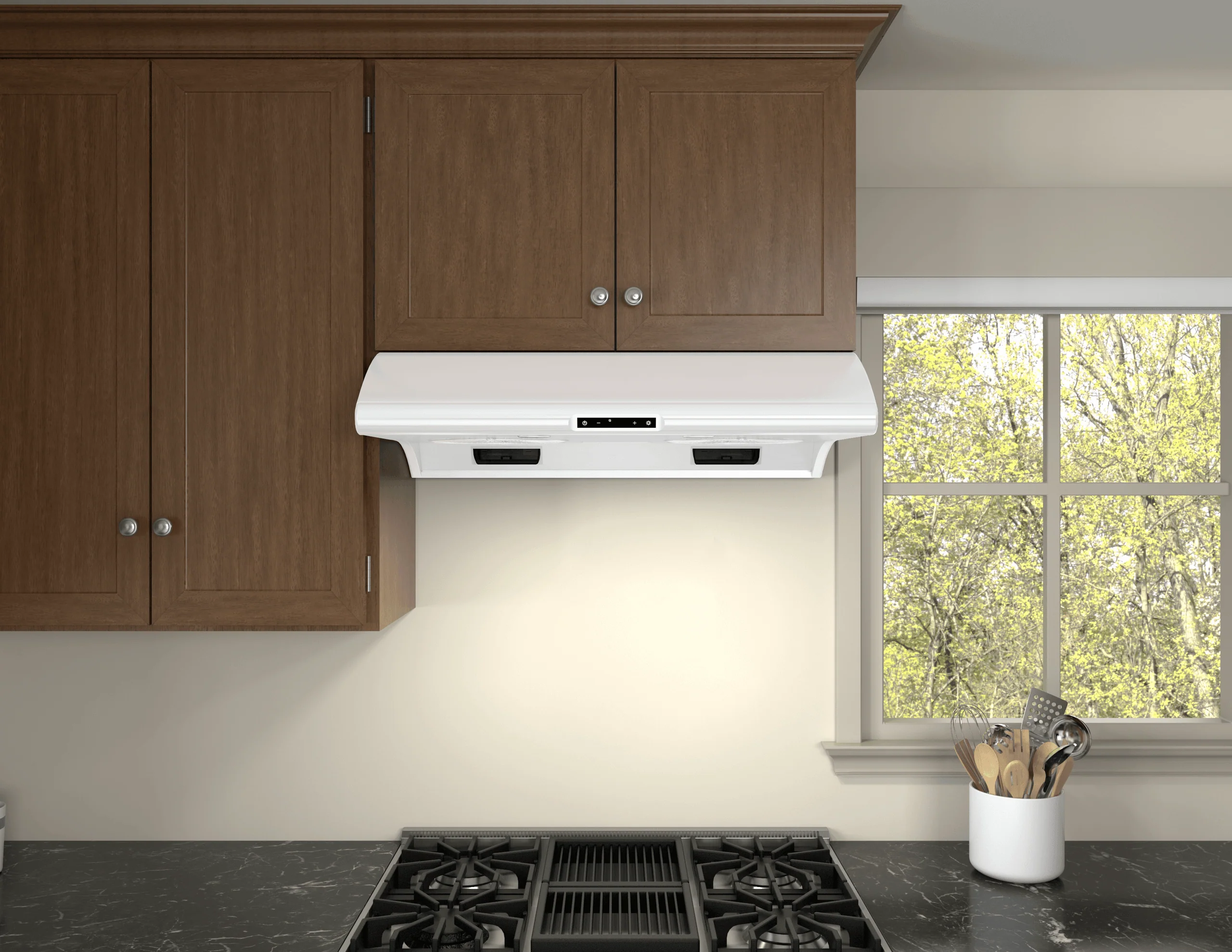 Zephyr AK2100CW Typhoon, UC, 30in, Wht, LED, ACT - Image 4