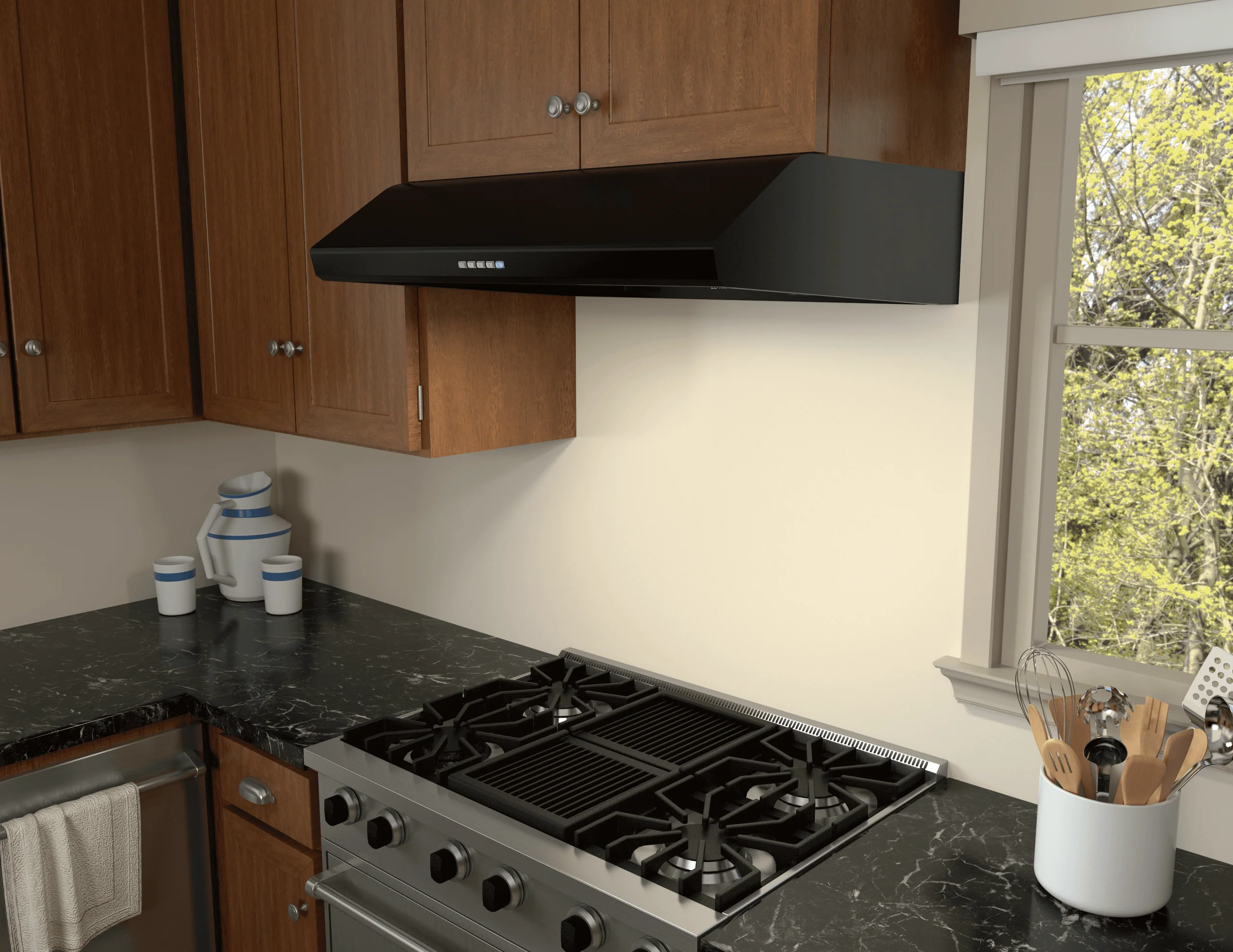 Zephyr AK2536CB Hurricane, Under Cabinet, 36", Black, 695 CFM - Image 6