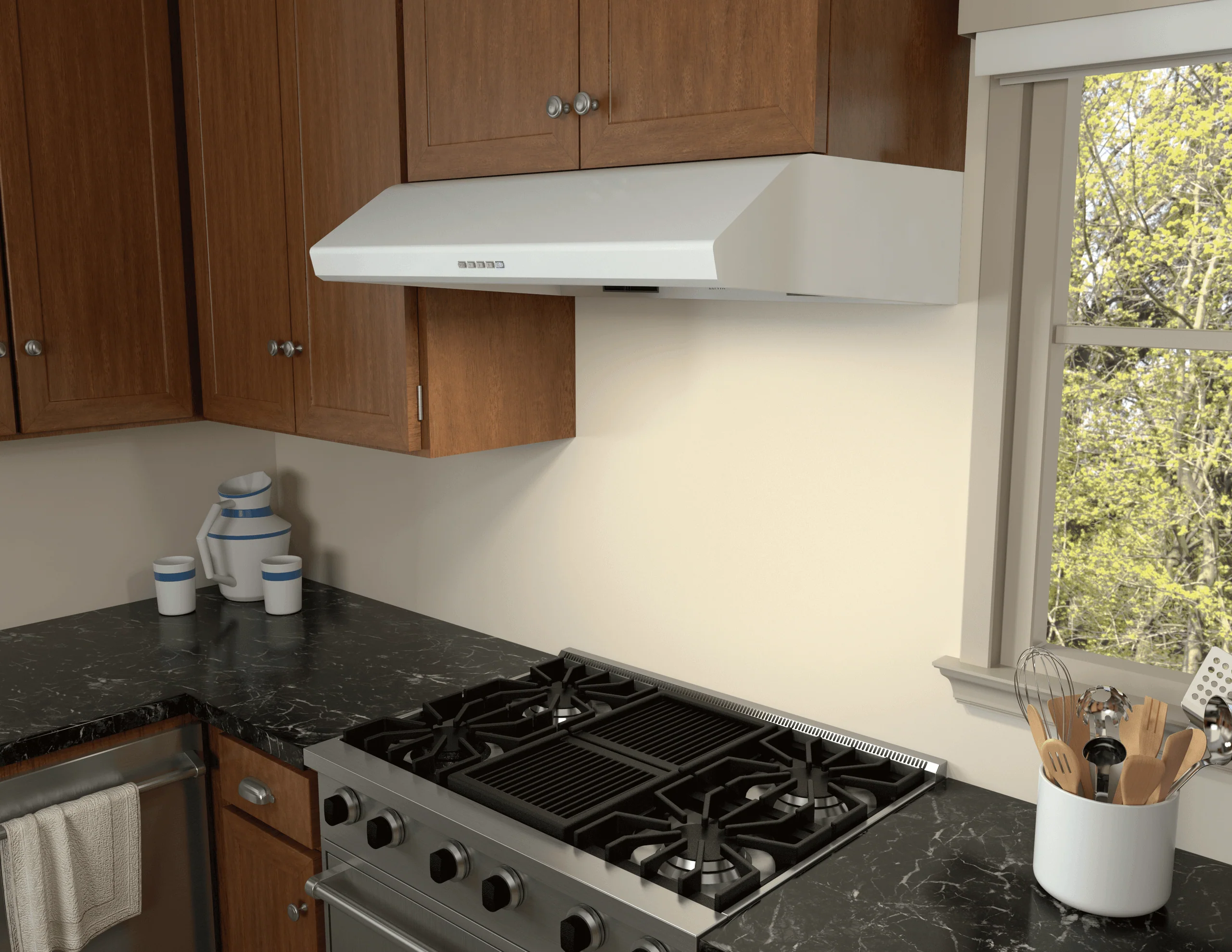 Zephyr AK2536CW Hurricane, Under Cabinet, 36", White, 695 CFM - Image 6