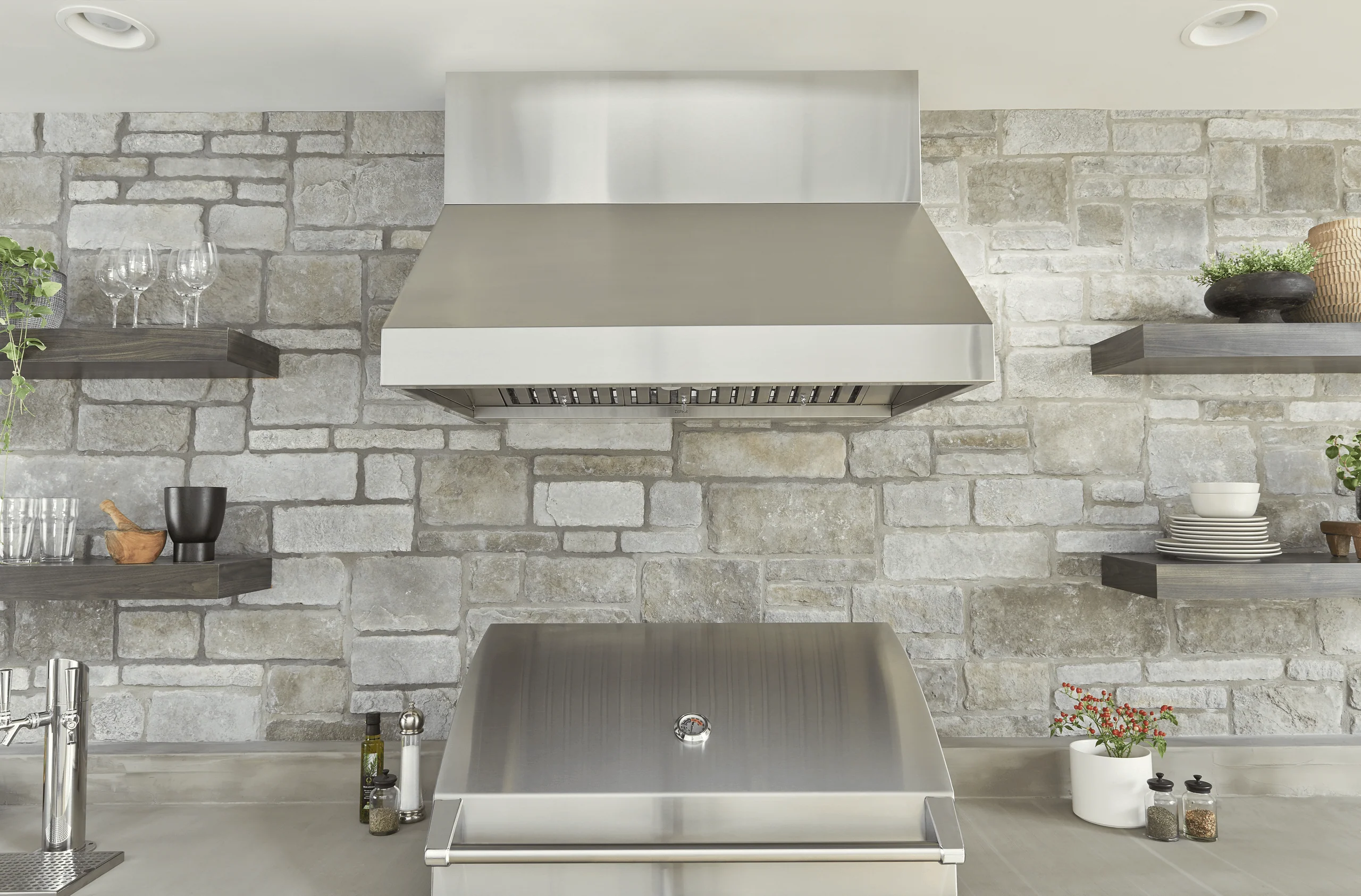 Zephyr AK7848CS Cypress Wall Outdoor, 48in, LED, SS, 1200 CFM - Image 4