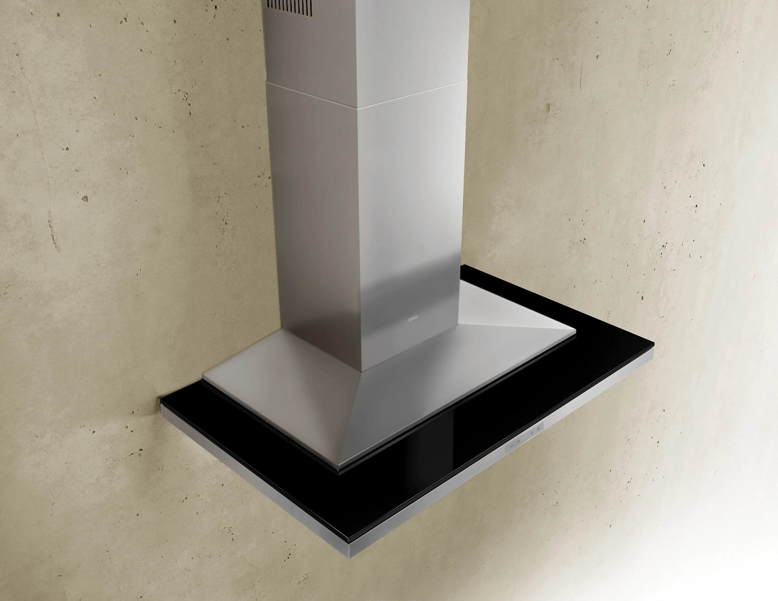 Zephyr ALAE42BBX Layers, Wall, 42", SS/Blk Glass, LED, BODY ONLY - Image 4
