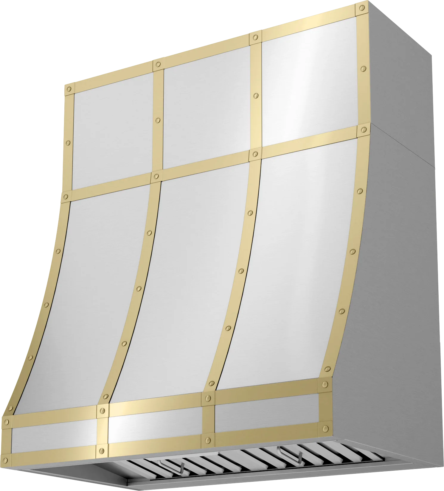 Zephyr BKDC13612ASG Duct Cover Banding Kit, 36in x 12in, Satin Gold Finish - Image 3