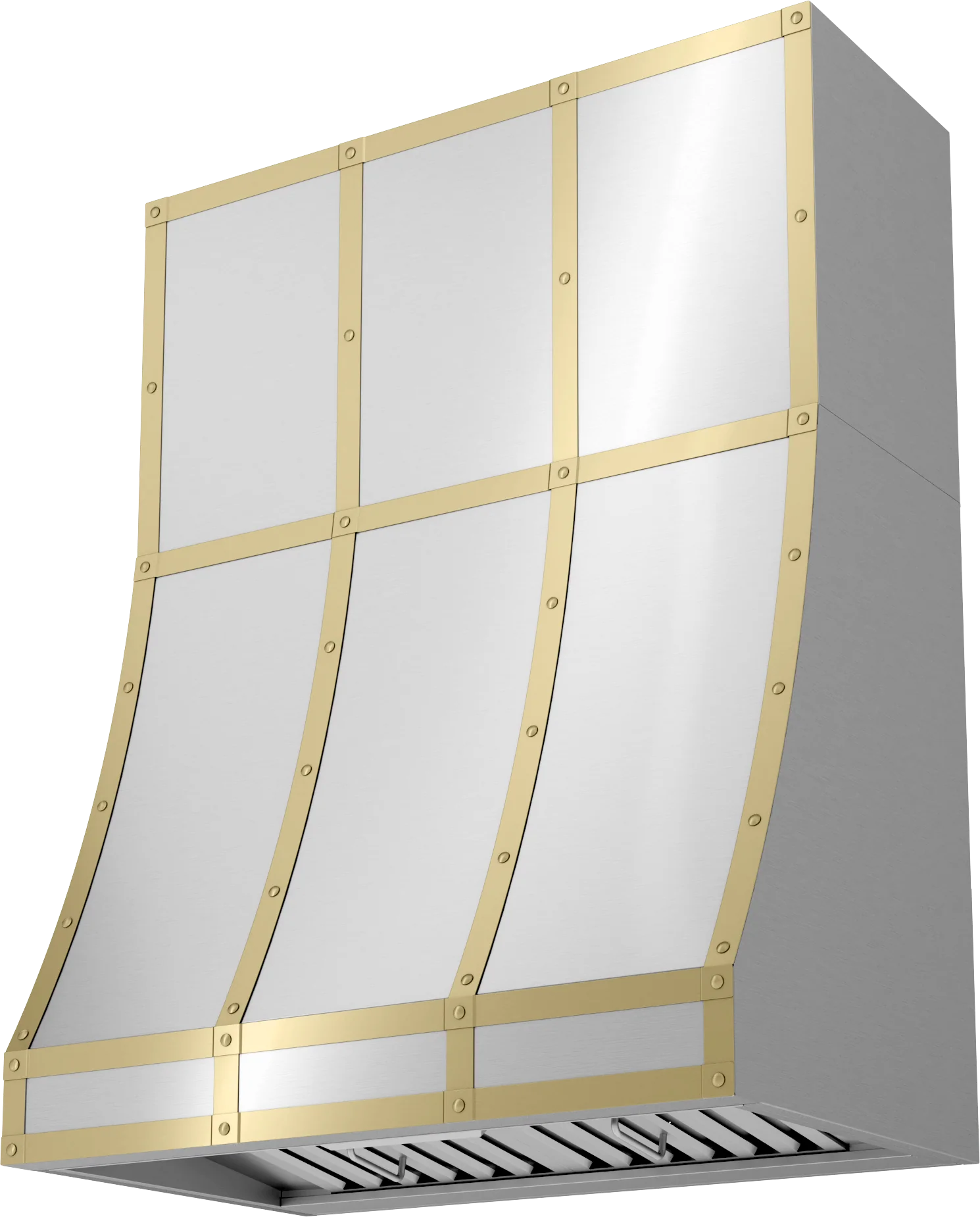 Zephyr BKDC13618ASG Duct Cover Banding Kit, 36in x 18in, Satin Gold Finish - Image 3
