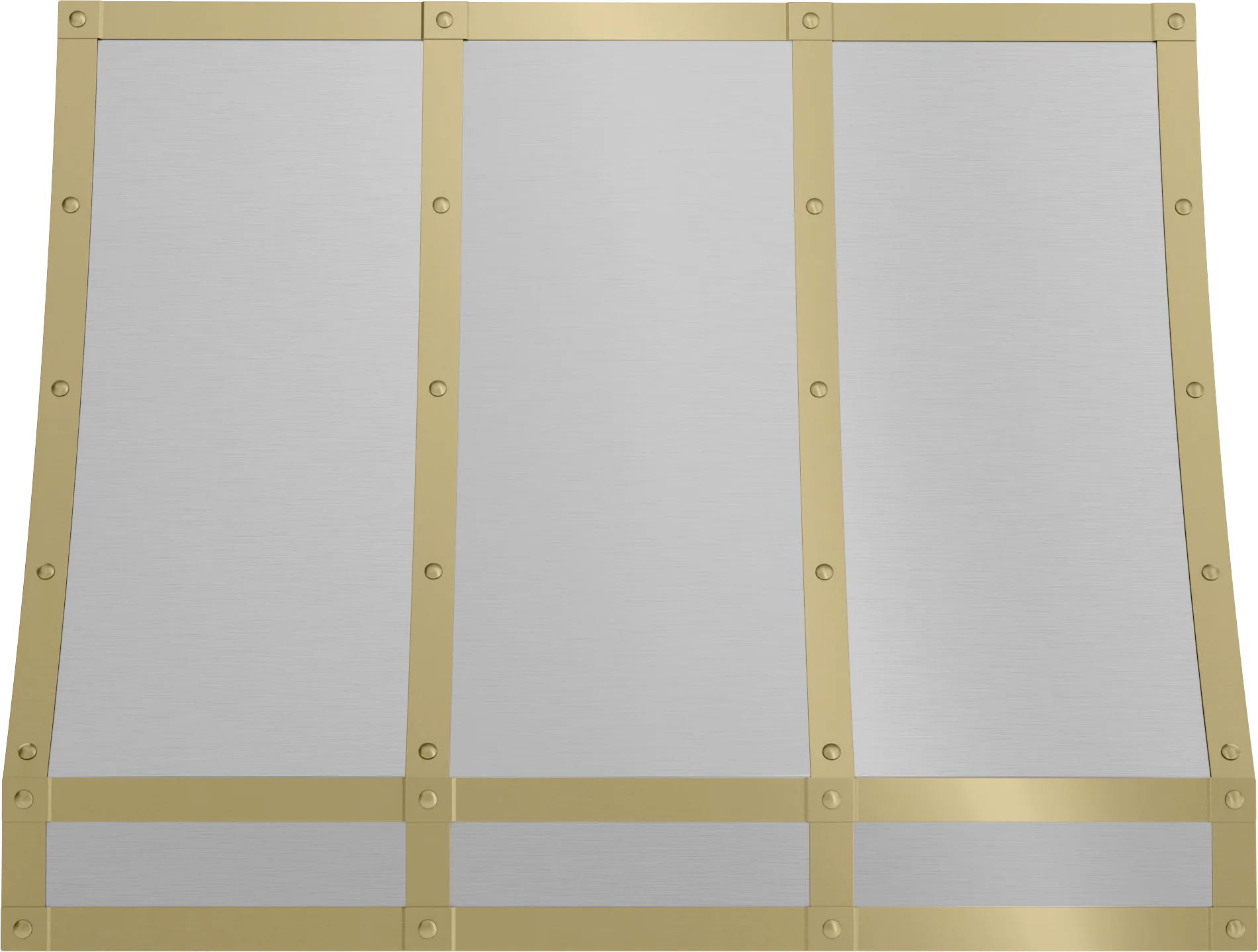 Zephyr BKFT36ASG Forte Hood Banding Kit, 36in, Satin Gold Finish - Image 2