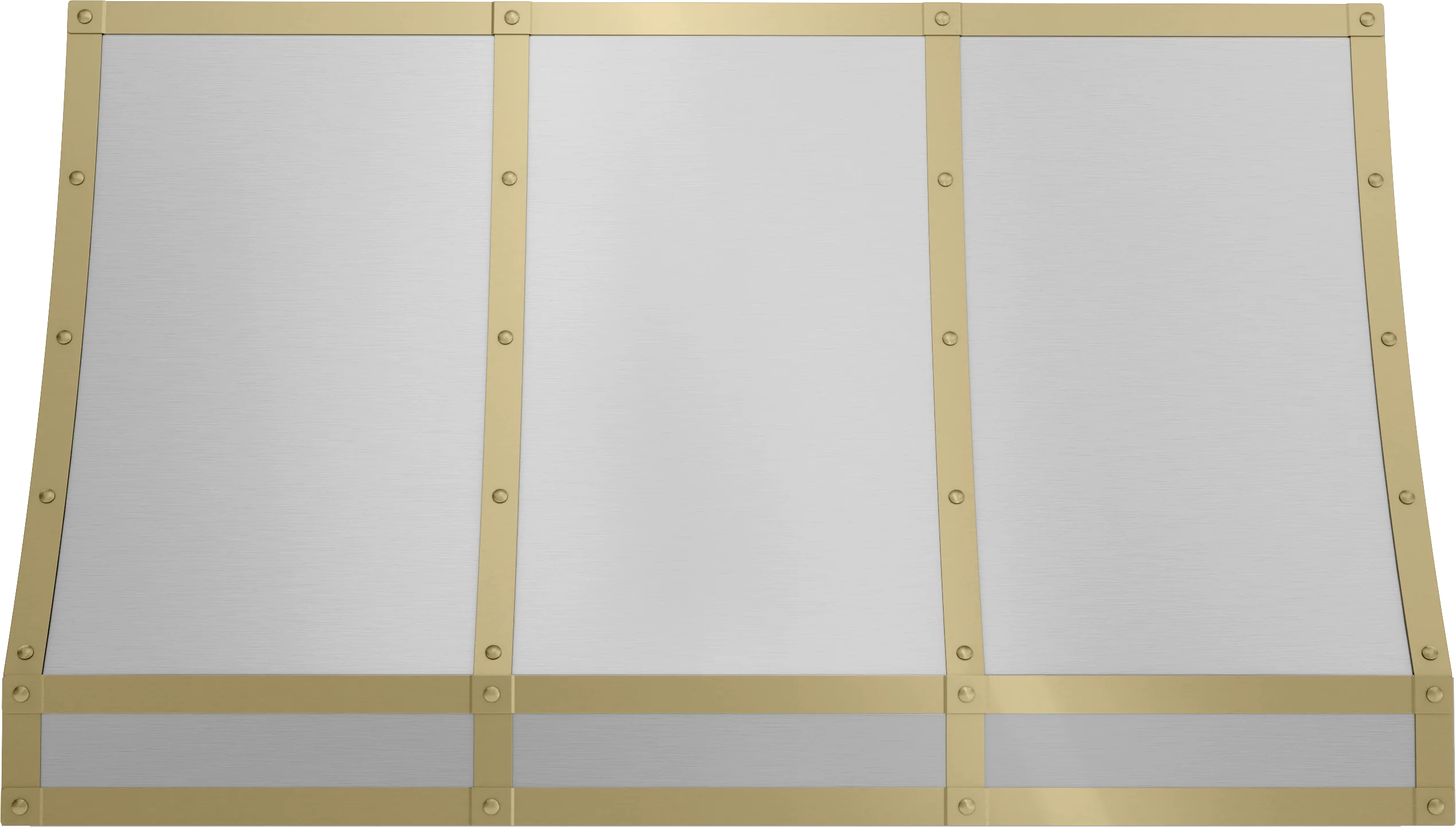 Zephyr BKFT48ASG Forte Hood Banding Kit, 48in, Satin Gold Finish - Image 2