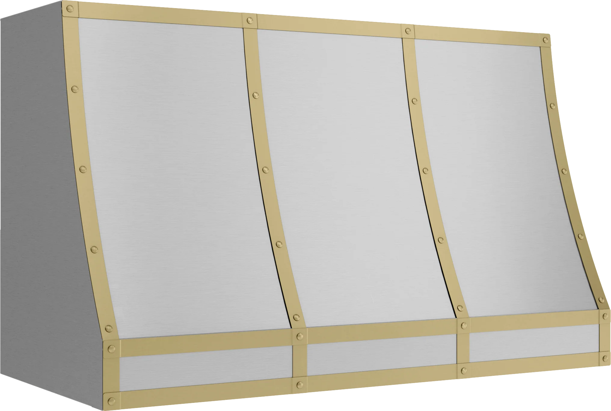 Zephyr BKFT48ASG Forte Hood Banding Kit, 48in, Satin Gold Finish - Image 3