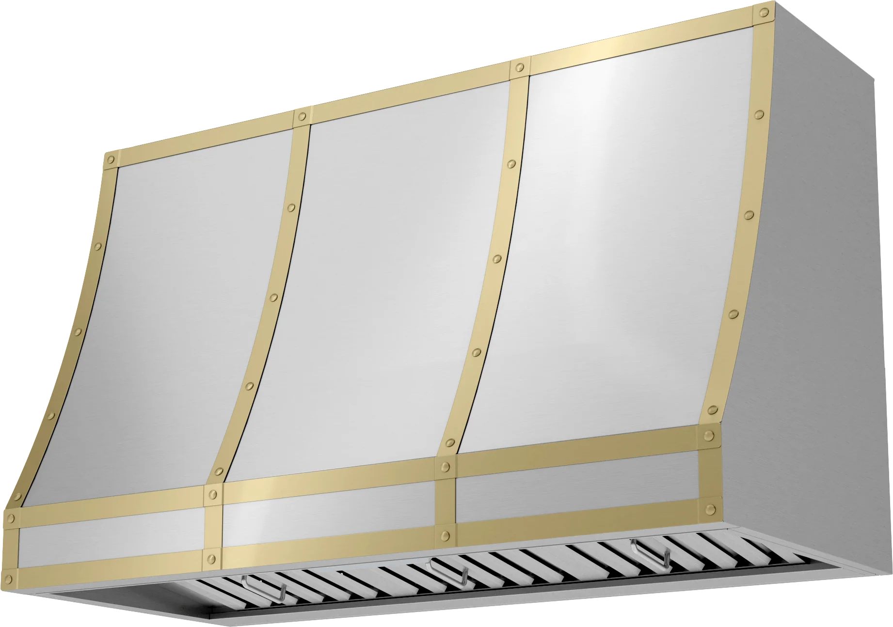 Zephyr BKFT48ASG Forte Hood Banding Kit, 48in, Satin Gold Finish - Image 4