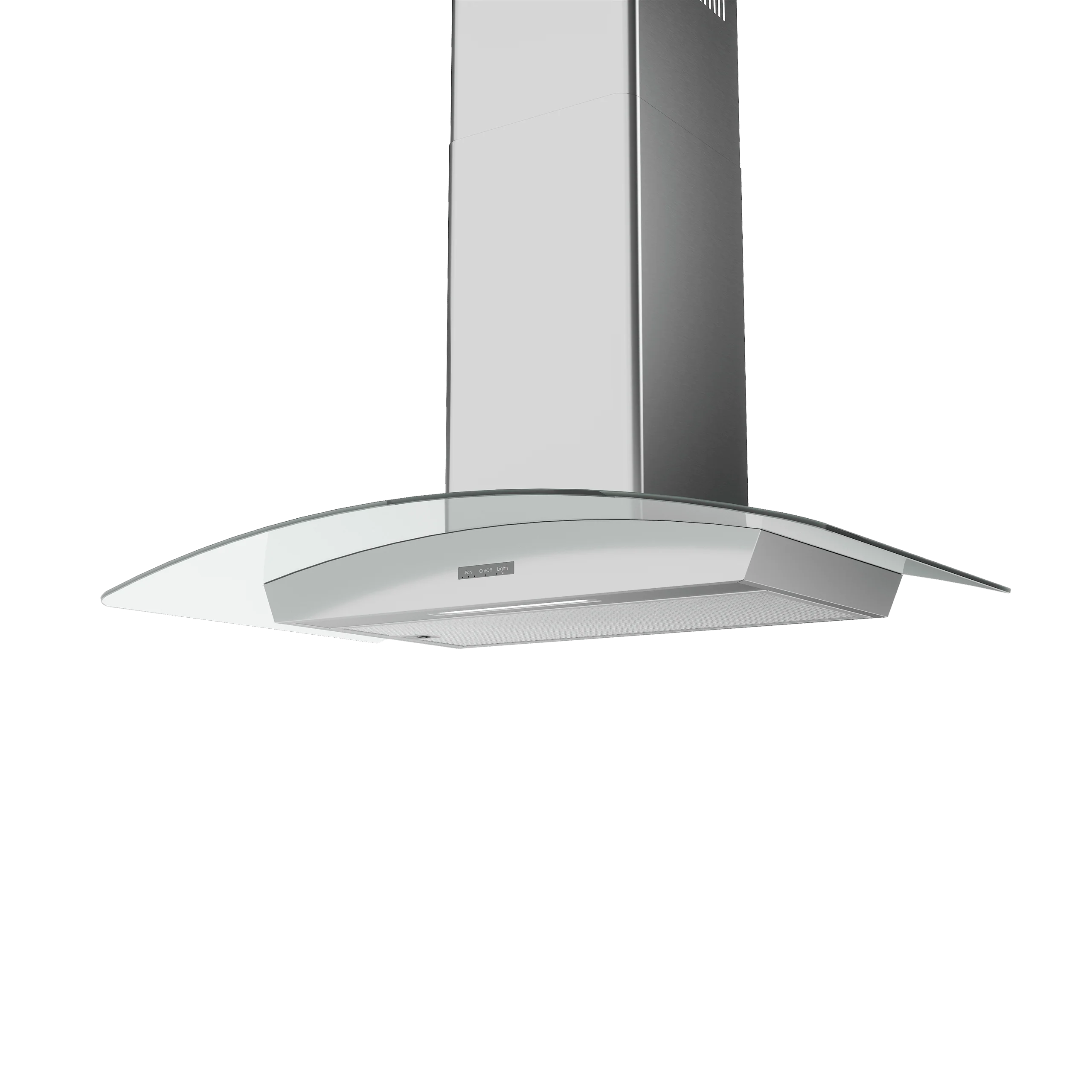 Zephyr BMIE36CG Brisas Curved Glass Chim. Wall, 36" G, 600 CFM, ACT, LED - Image 3