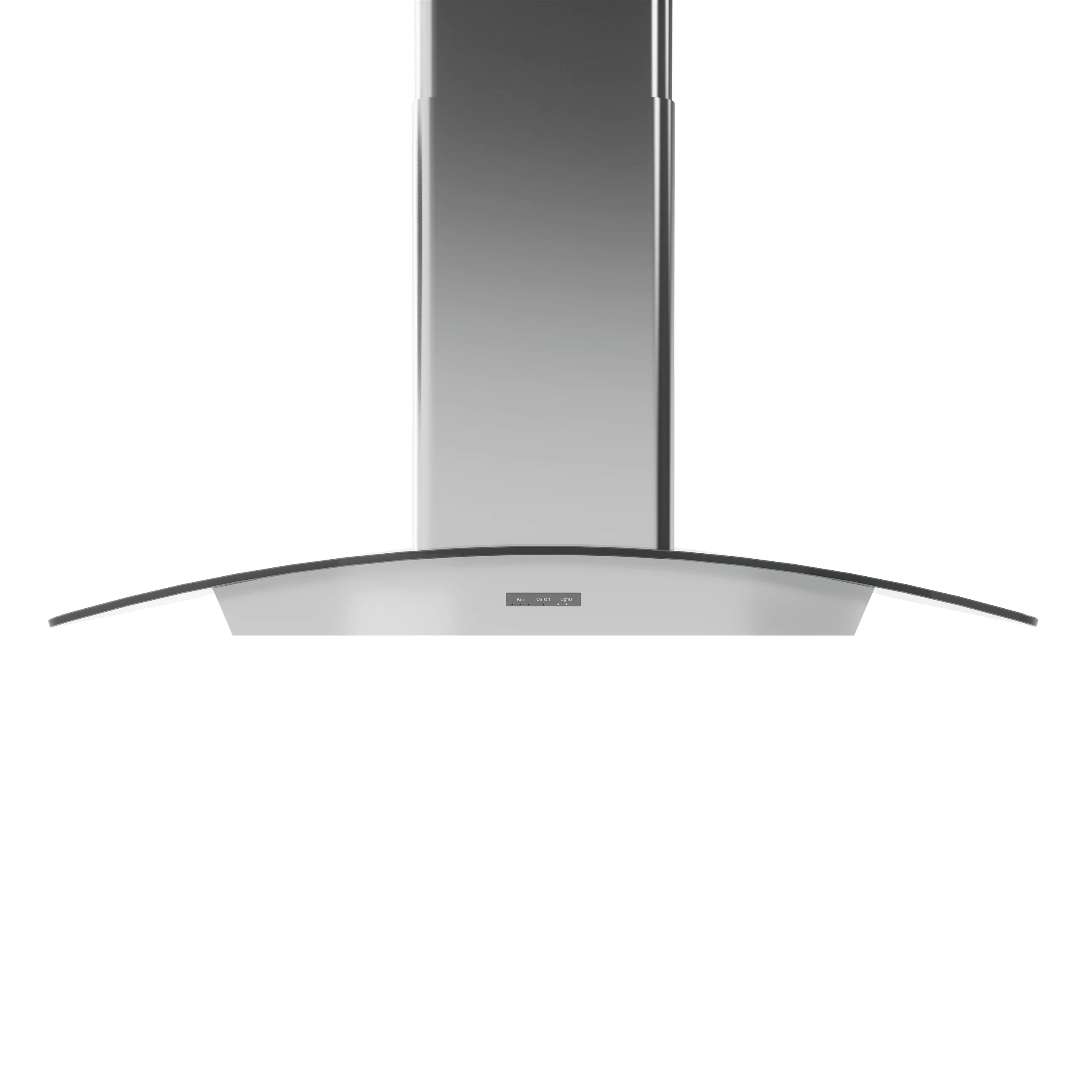 Zephyr BMLE30BG Brisas Curved Glass Chim. Is., 30" G, 600 CFM, ACT, LED