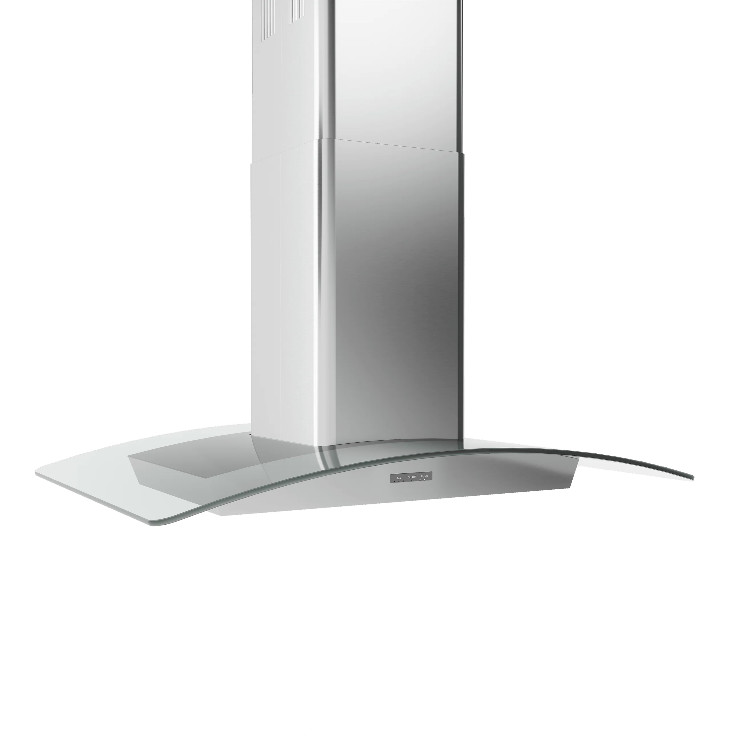 Zephyr BMLE30BG Brisas Curved Glass Chim. Is., 30" G, 600 CFM, ACT, LED - Image 2