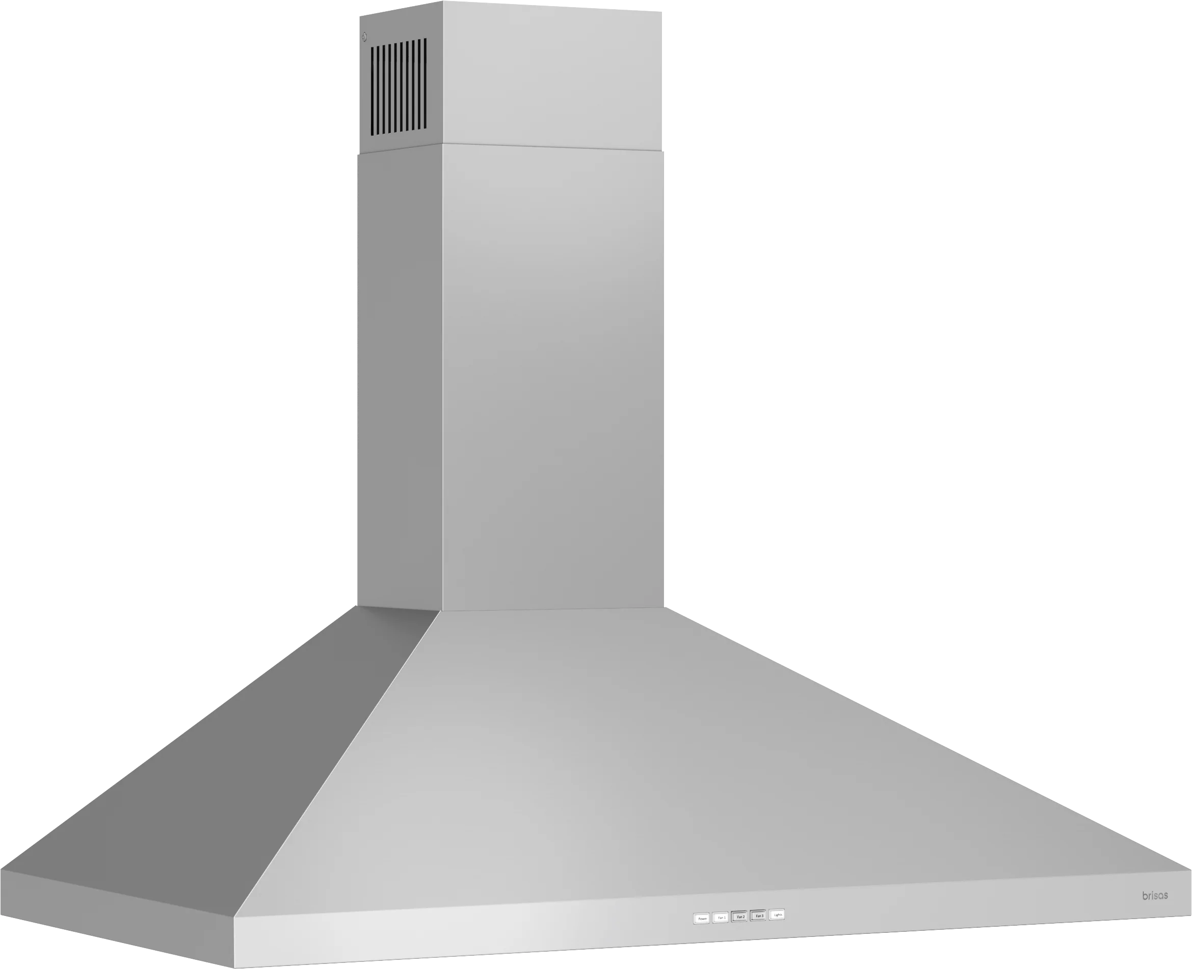Zephyr BVEE36CS Brisas Traditional Pyramid Wall, 36" SS, ACT, LED - Image 2
