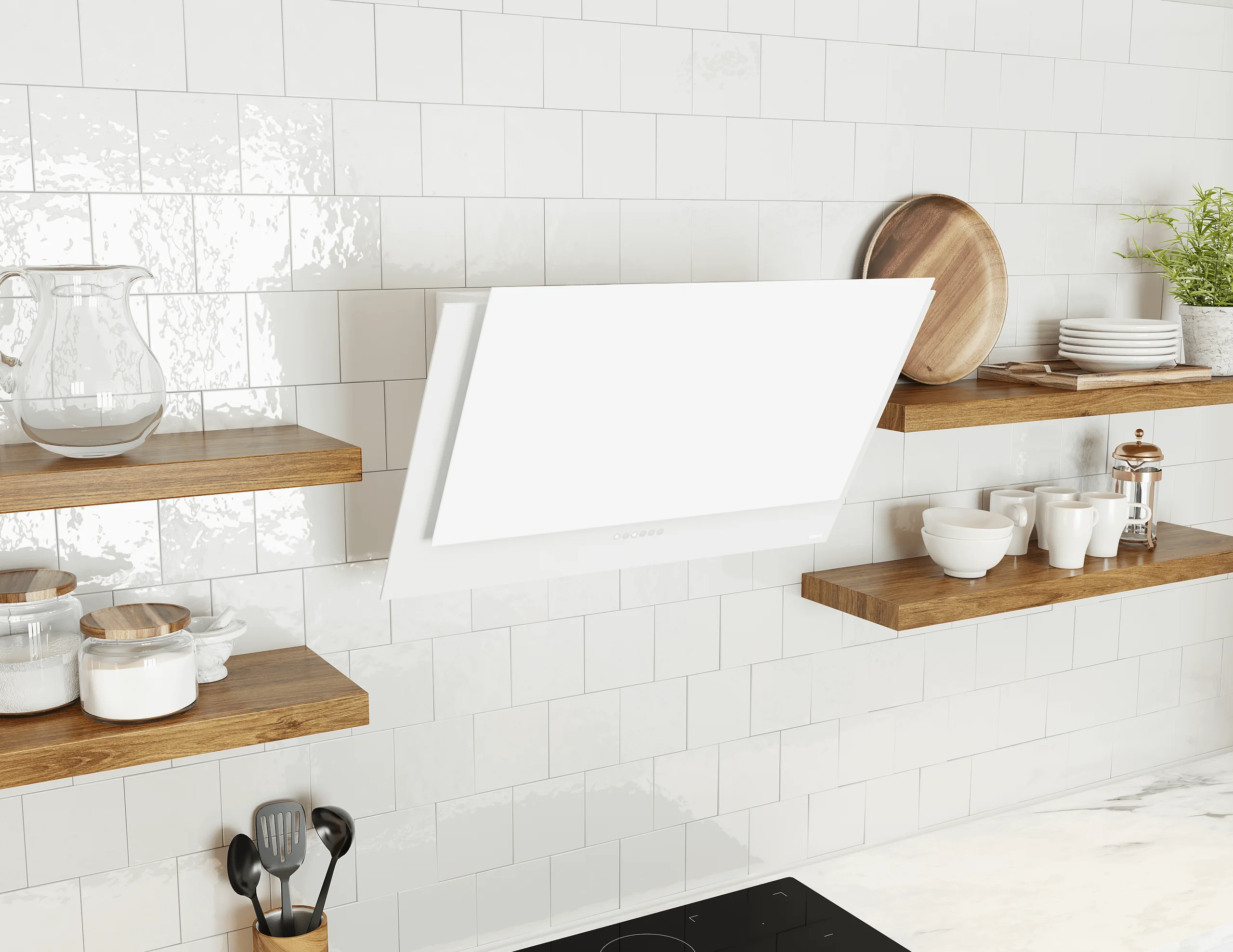 Zephyr DAPM90AMWX Apex, 90cm, Matte White, BODY ONLY - Image 6