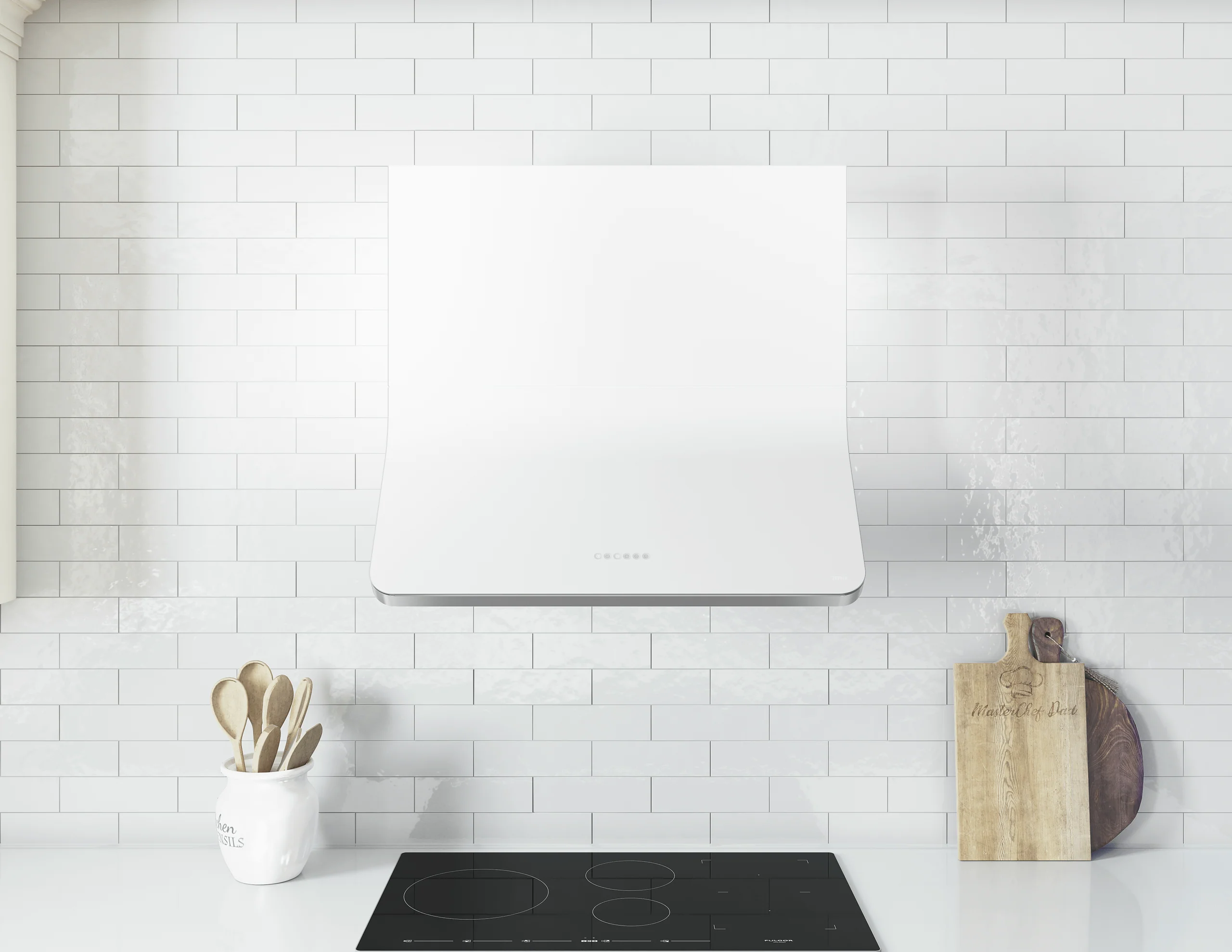 Zephyr DHZM90AMWX Horizon, 90cm, Matte White, BODY ONLY - Image 4