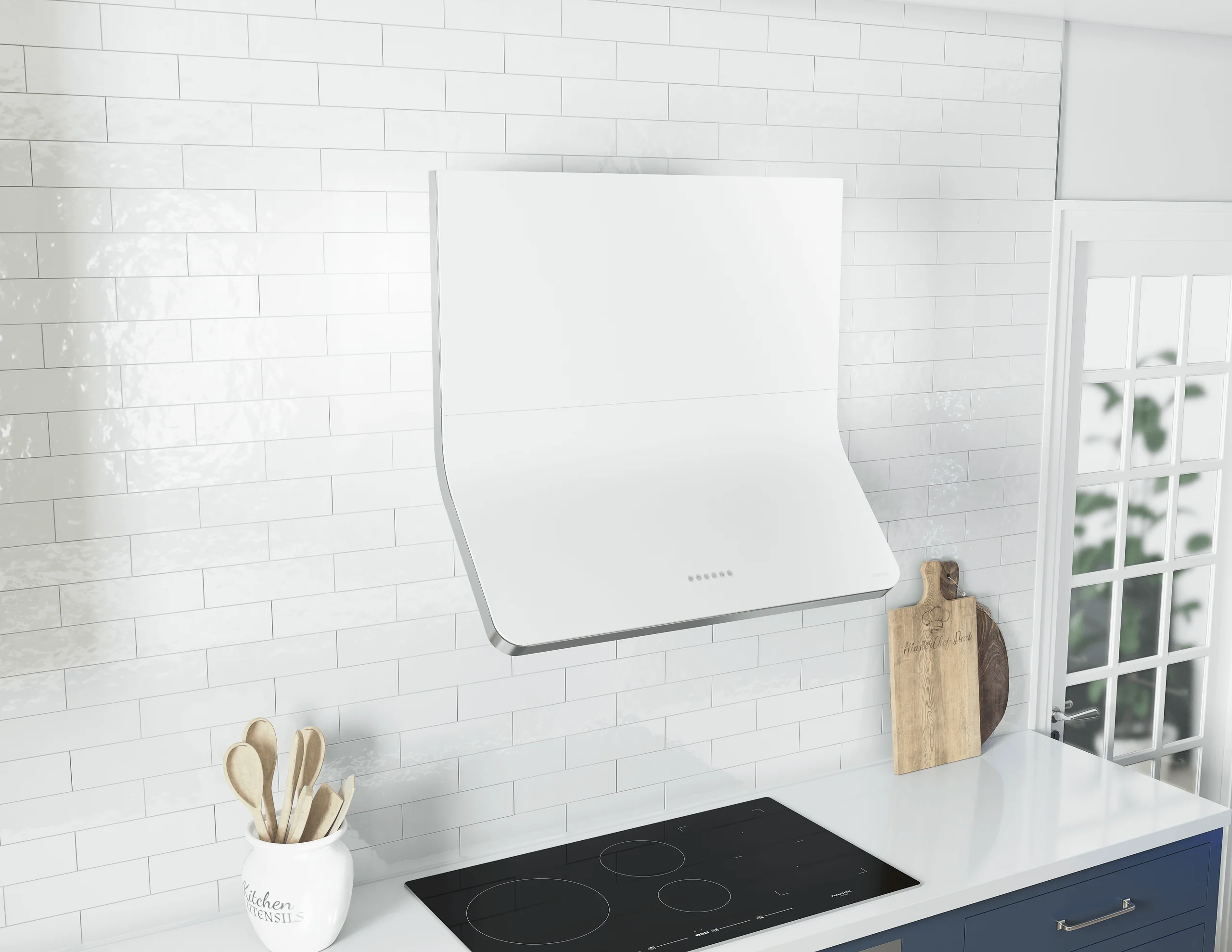 Zephyr DHZM90AMWX Horizon, 90cm, Matte White, BODY ONLY - Image 6