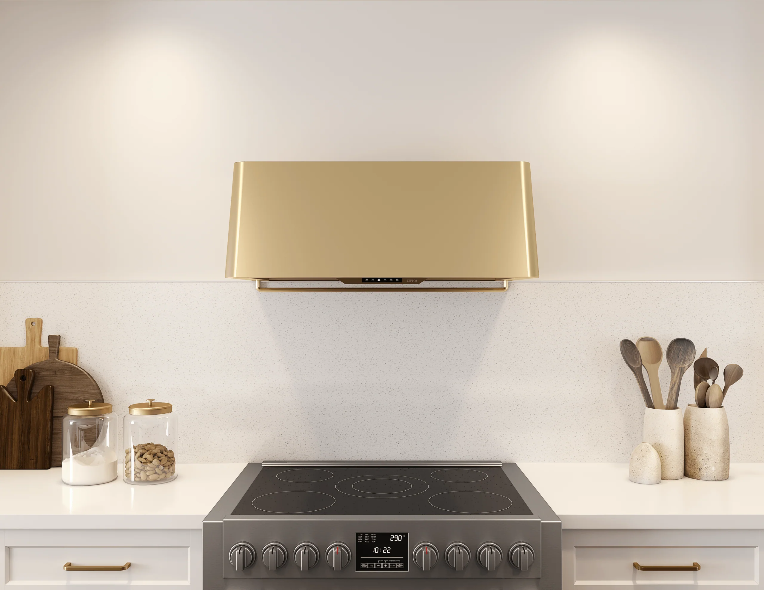 Zephyr DMEE48ASGX Mesa 48in, Satin Gold, BODY ONLY - Image 4