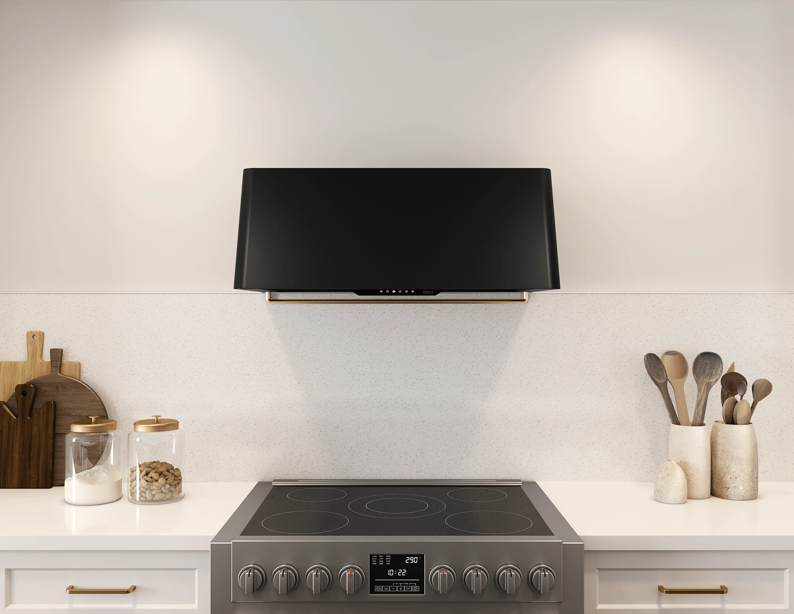 Zephyr DMEM90AMBX Mesa 90cm, Matte Black, BODY ONLY - Image 4