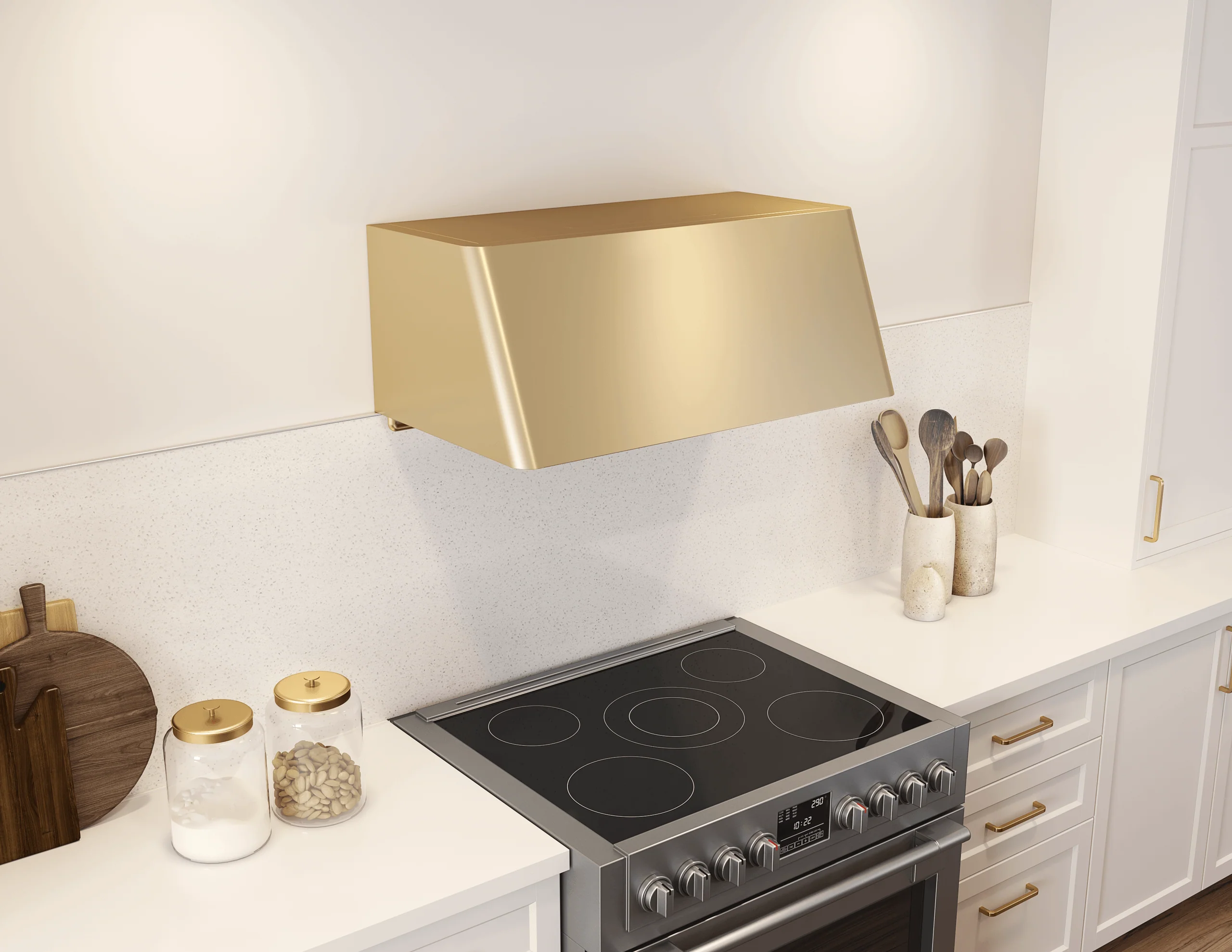 Zephyr DMEM90ASGX Mesa 90cm, Satin Gold, BODY ONLY - Image 6