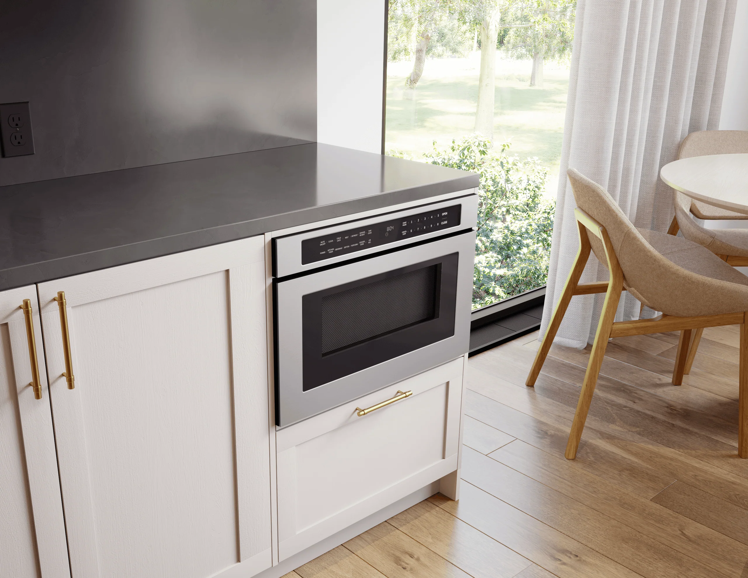 Zephyr MWD2401AS Microwave Drawer, 24in, Built-In, SS, 1.2 cu. ft. - Image 6