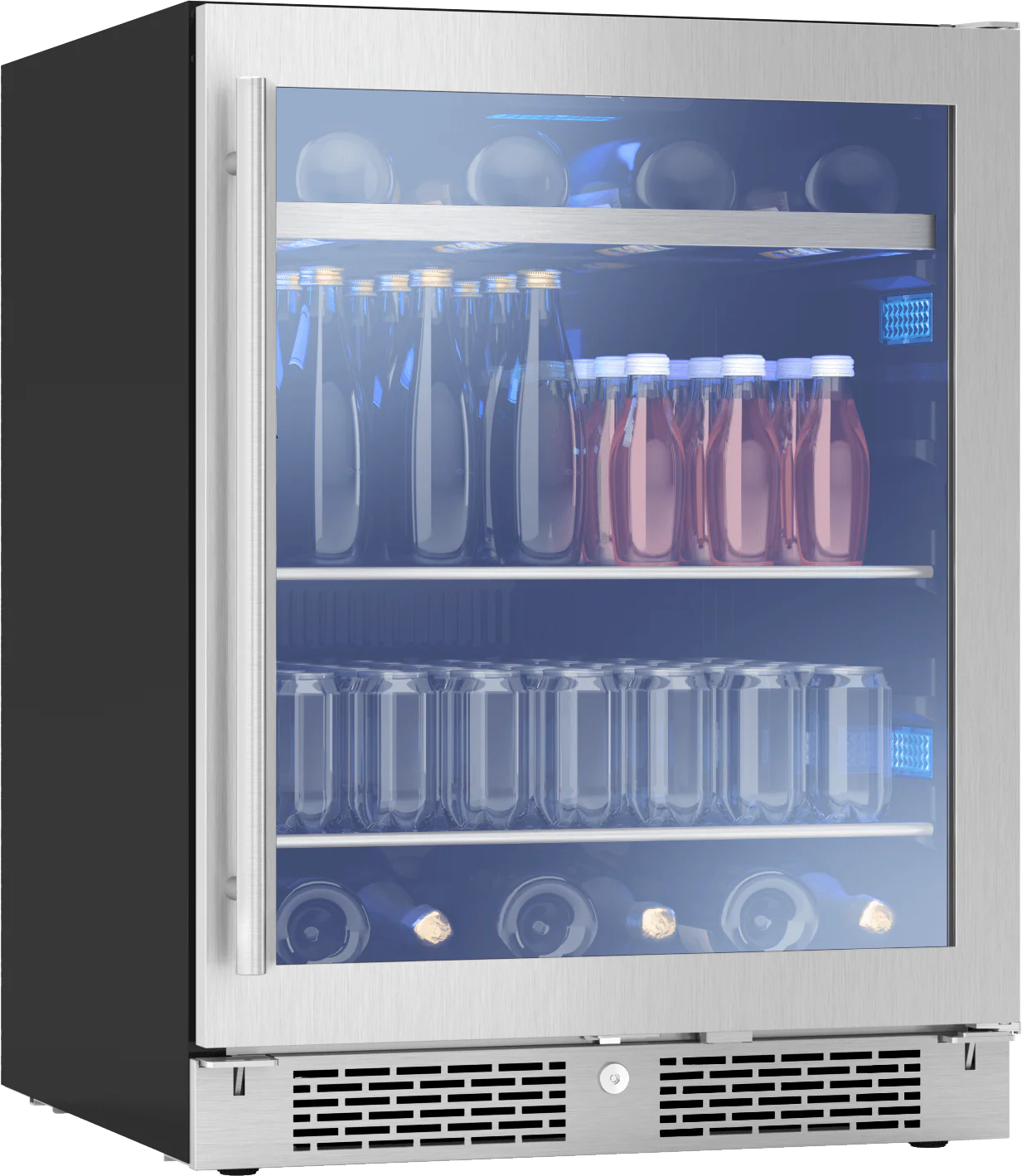 Zephyr PRB24C01AGADA Presrv ADA Beverage Cooler, 24in Compact, SS+Glass, Reversible Door + Lock, 1 Zone - Image 2