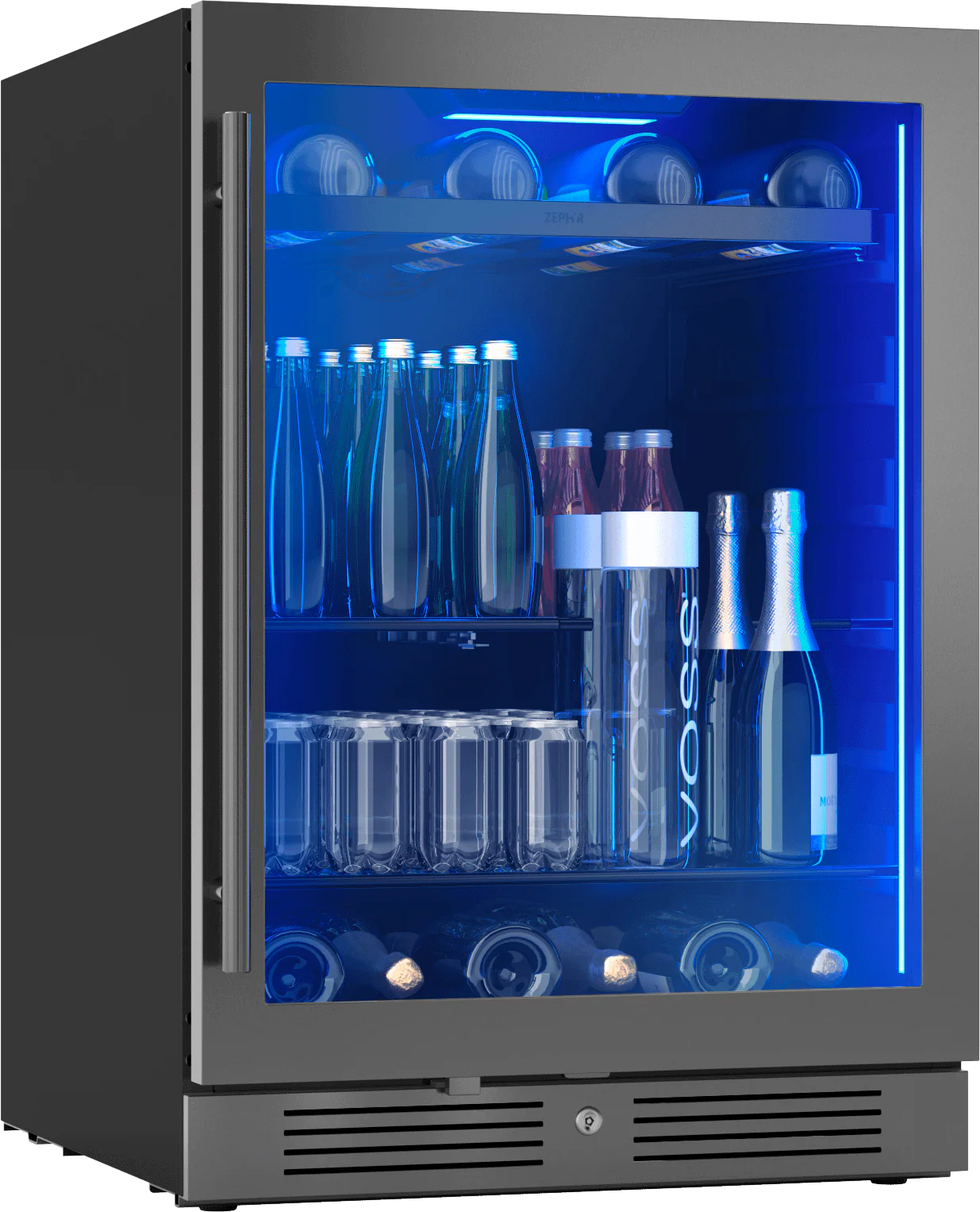 Zephyr PRB24C01CBSG Presrv Bev Cooler, 24in UC, Blk SS+Gls, Rvs Dr, 1Z - Image 11
