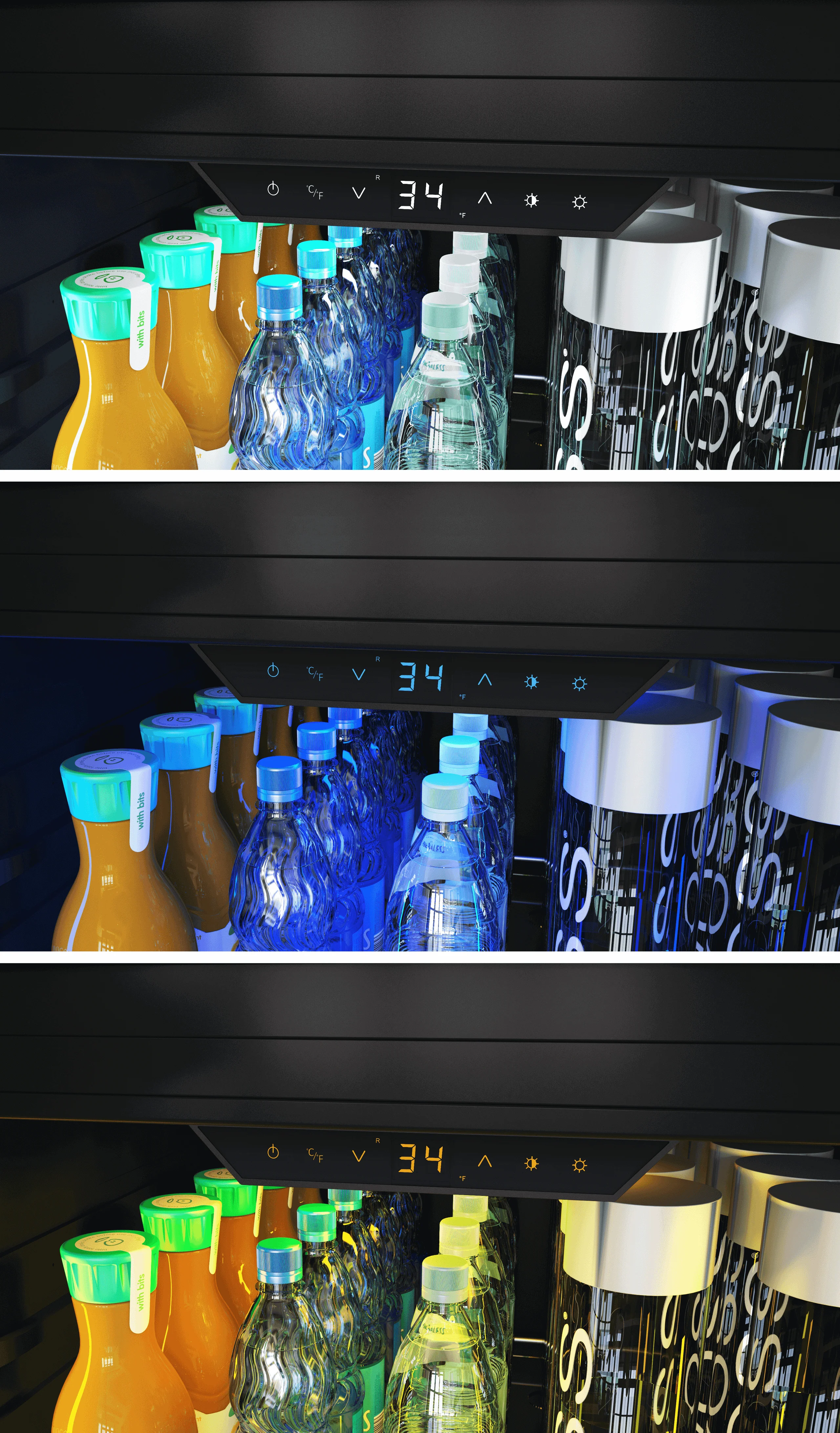 Zephyr PRB24F01BG Presrv Beverage Cooler, 24in Full Size, SS+Glass, Reversible Door, 1 Zone - Image 8