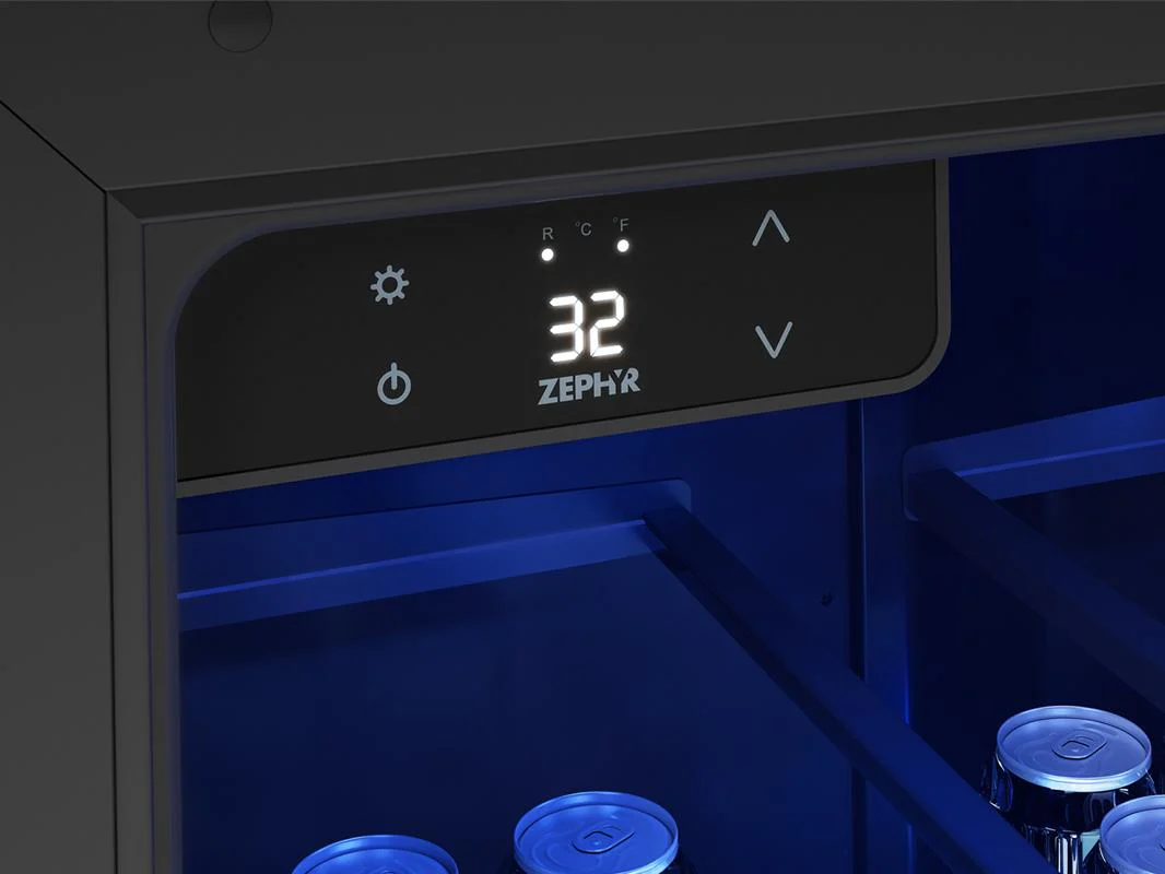 PRKB24C01AG Presrv Kegerator & Beverage Cooler, 24in Under Cabinet, SS+Glass, Reverse Door, 1 Zone - Image 11