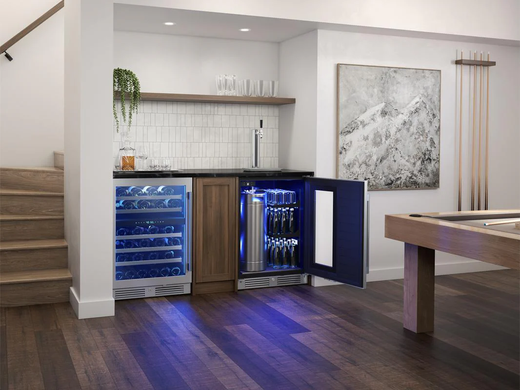 PRKB24C01AG Presrv Kegerator & Beverage Cooler, 24in Under Cabinet, SS+Glass, Reverse Door, 1 Zone - Image 17