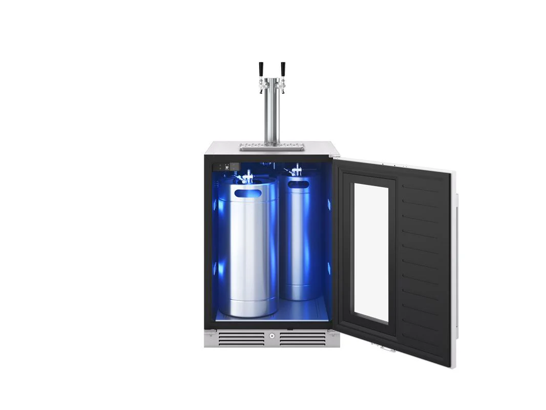 PRKB24C01AG Presrv Kegerator & Beverage Cooler, 24in Under Cabinet, SS+Glass, Reverse Door, 1 Zone - Image 7