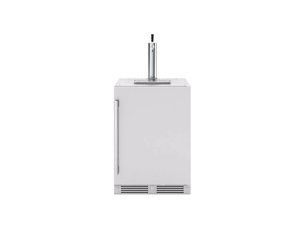 PRKB24C01ASOD Presrv Outdoor Kegerator & Beverage Cooler, 24in Under Cabinet, SS+Glass, Reverse Door, 1 Zone - Image 3