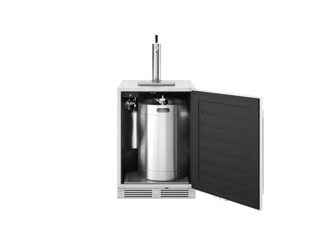 PRKB24C01ASOD Presrv Outdoor Kegerator & Beverage Cooler, 24in Under Cabinet, SS+Glass, Reverse Door, 1 Zone - Image 6