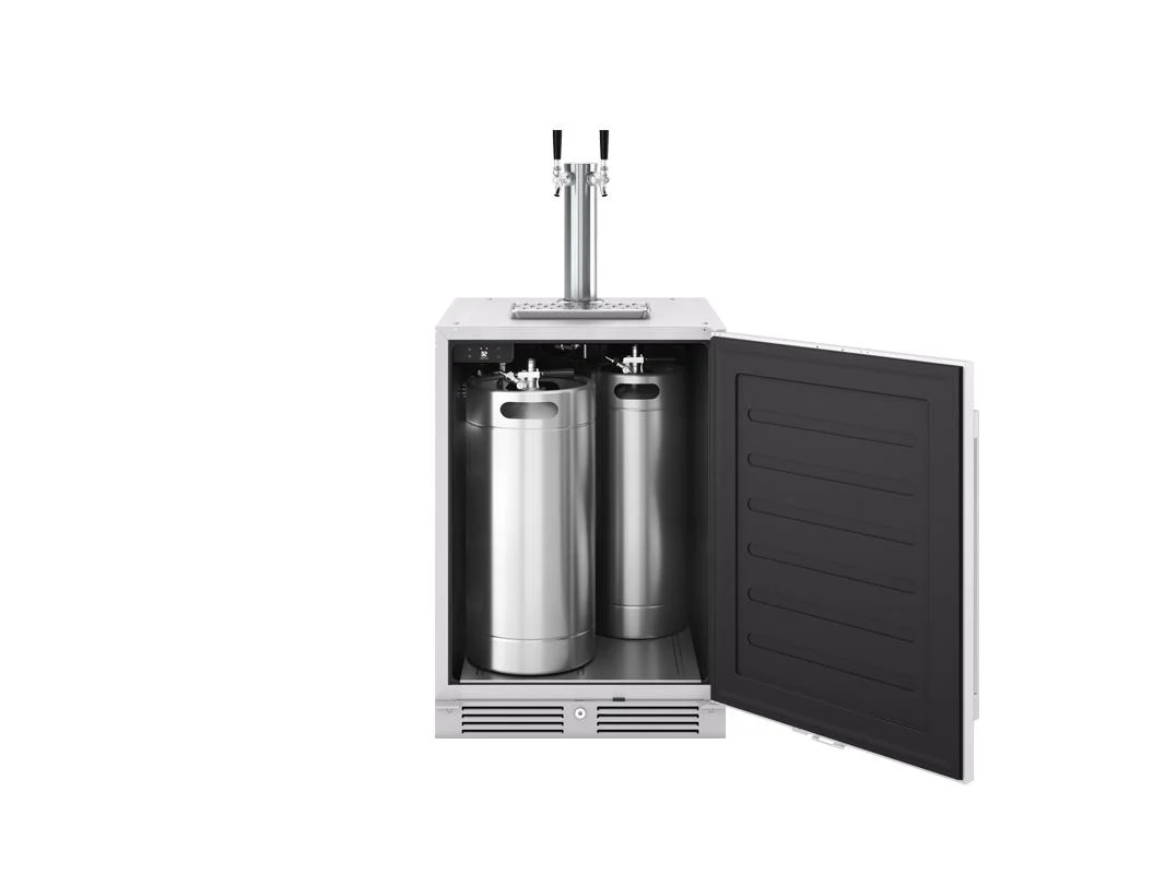 PRKB24C01ASOD Presrv Outdoor Kegerator & Beverage Cooler, 24in Under Cabinet, SS+Glass, Reverse Door, 1 Zone - Image 7