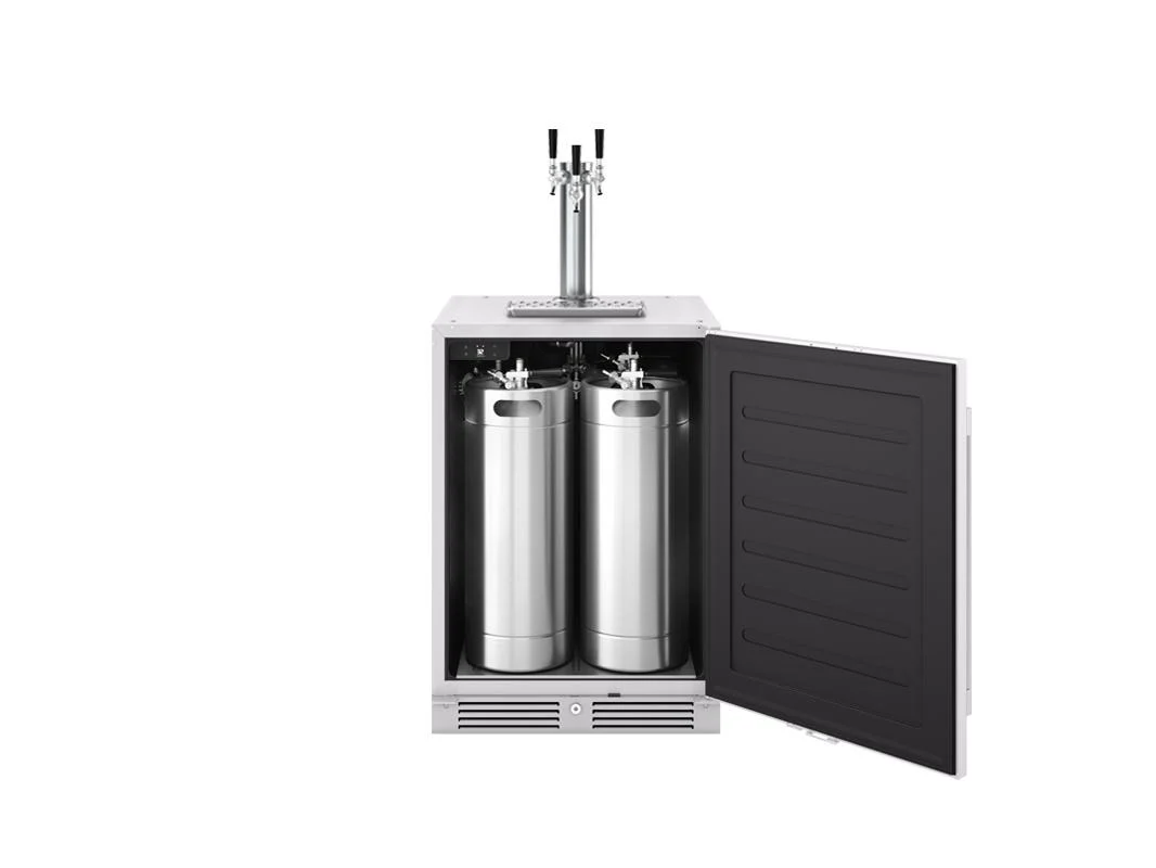 PRKB24C01ASOD Presrv Outdoor Kegerator & Beverage Cooler, 24in Under Cabinet, SS+Glass, Reverse Door, 1 Zone - Image 8